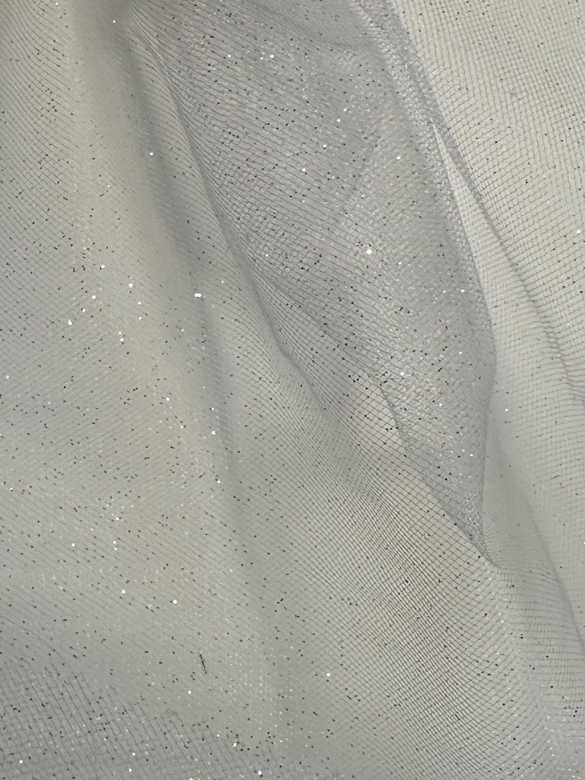 Tulle blanc pailleté - Scalaway (CF Stardust)