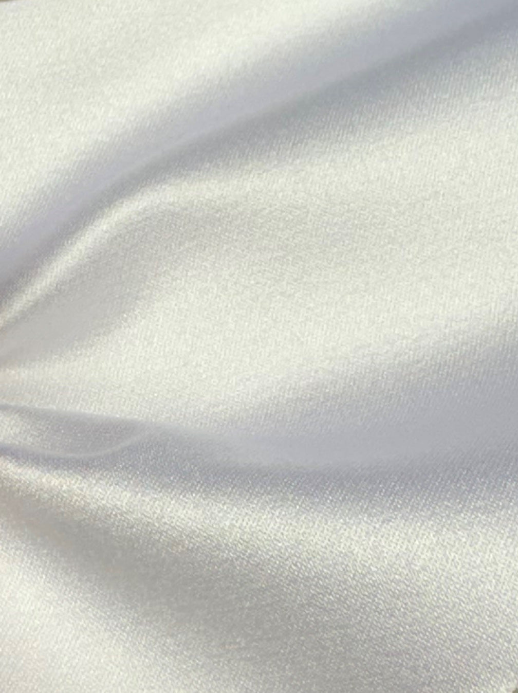 Satin de polyester blanc - Canada