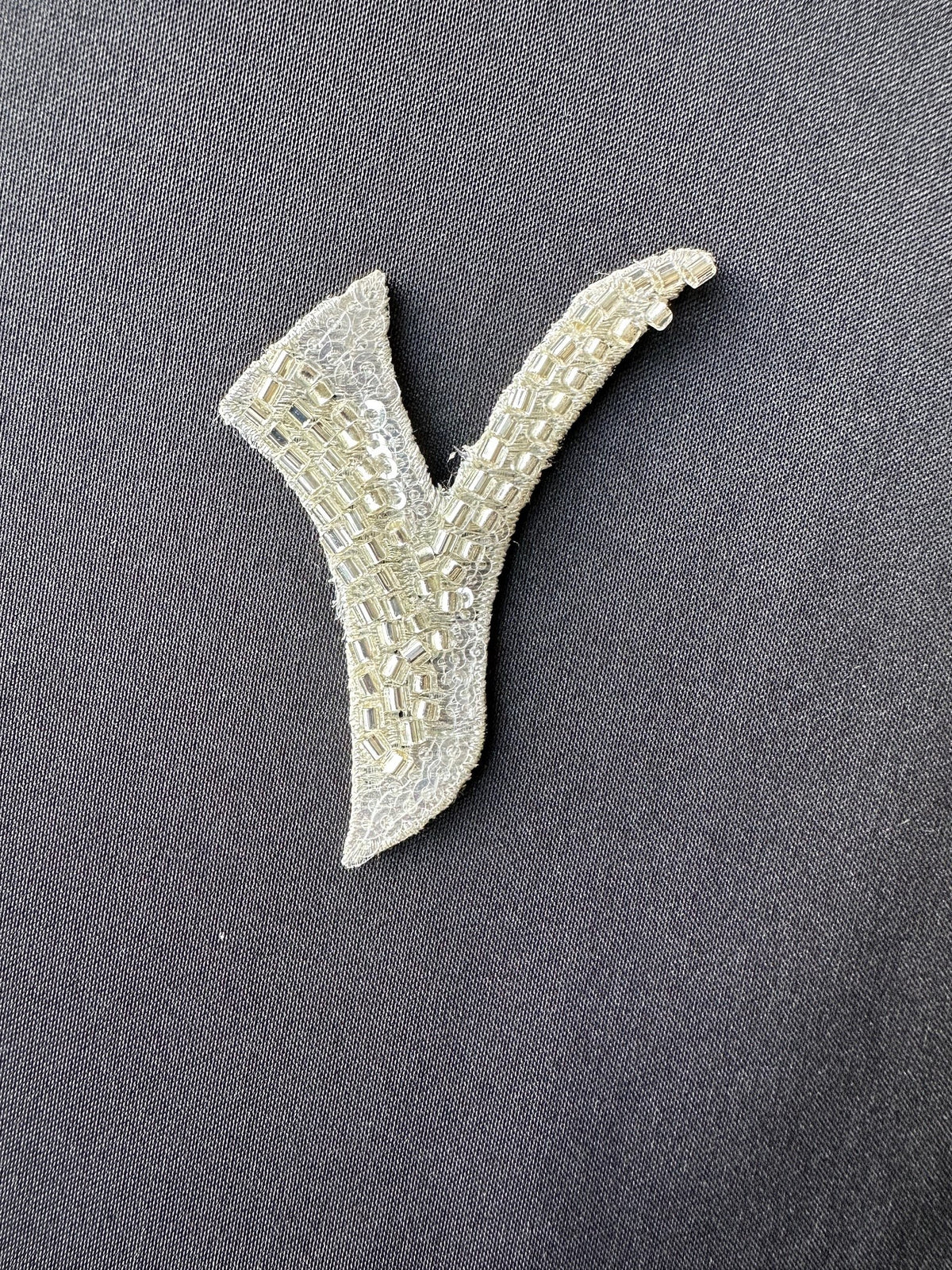 Beaded Letter Y
