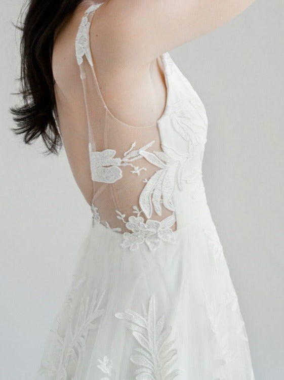 Dentelle Broderie Cordon Ivoire - Calisto