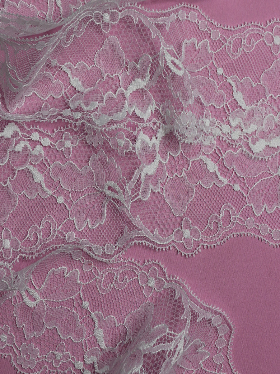Bordure en dentelle blanche - Amanda