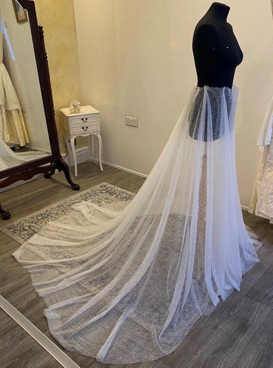 Tulle pailleté ivoire - Attraction