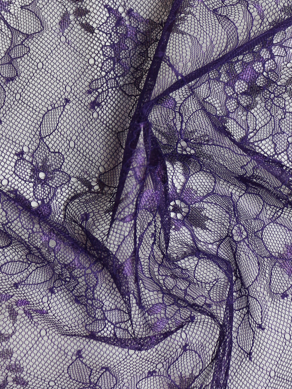 Dentelle Raschel Aubergine - Clio