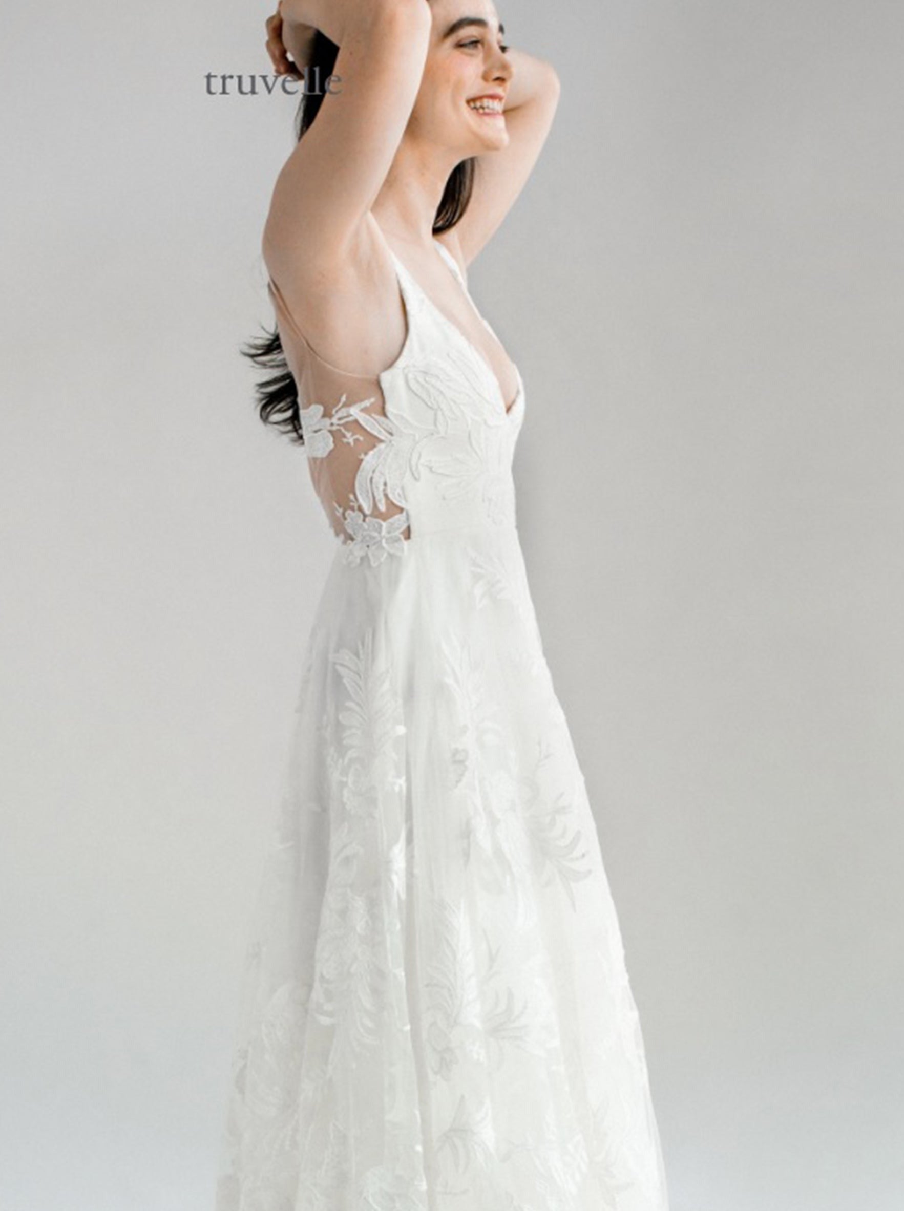 Dentelle Broderie Cordon Ivoire - Calisto