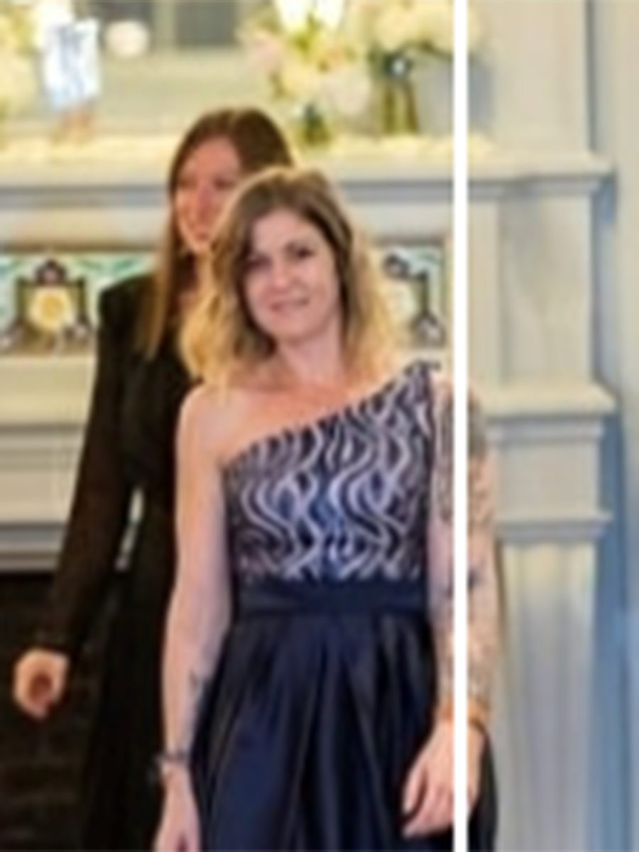 Dentelle Paillettes Bleu Marine - Cerys