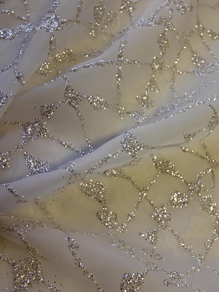 Organza Ivoire Glitter (300 cm) - Ecstasy