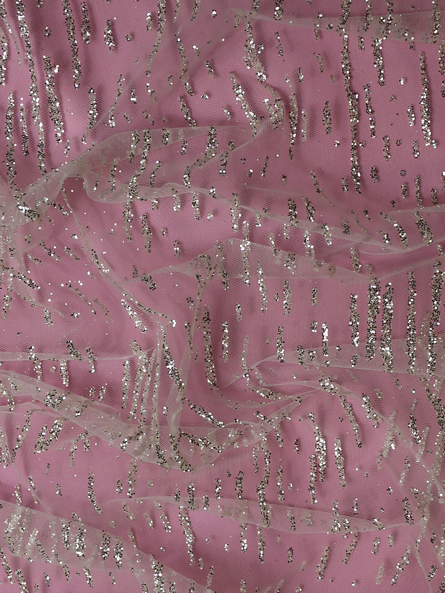 Dentelle pailletée ivoire - Elise