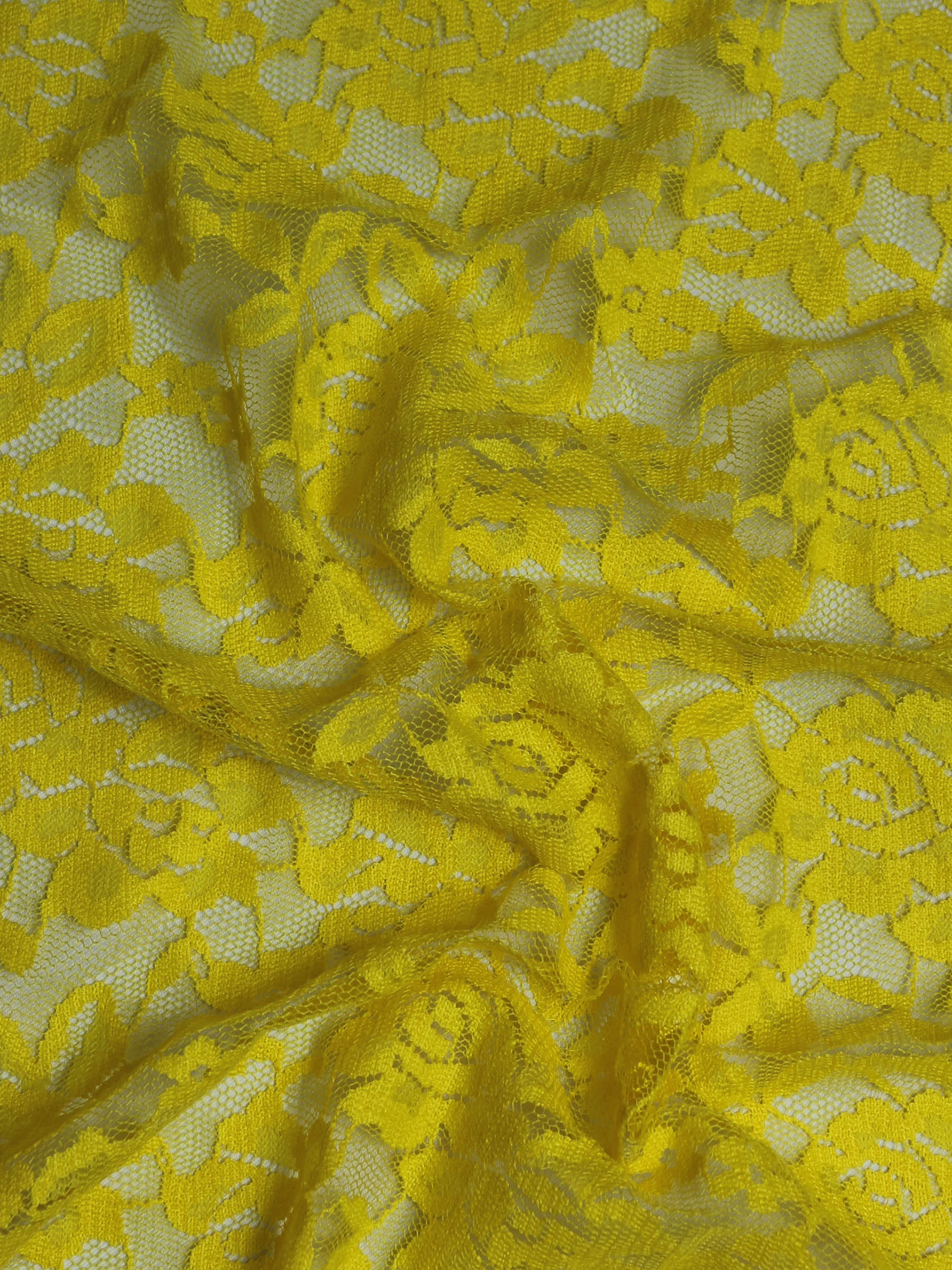 Dentelle Stretch Jaune Rachel - Evie