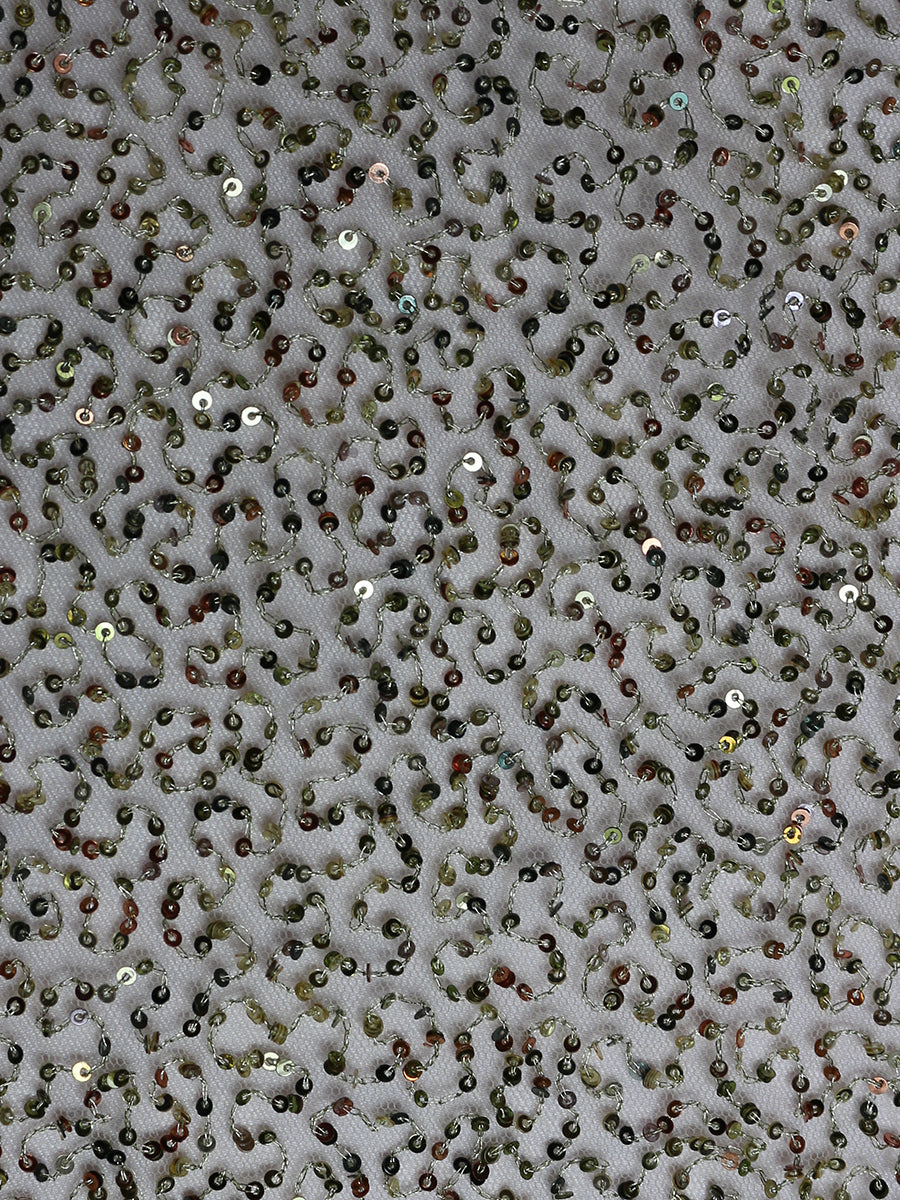 Tulle Pailletté en Or - Fabiola