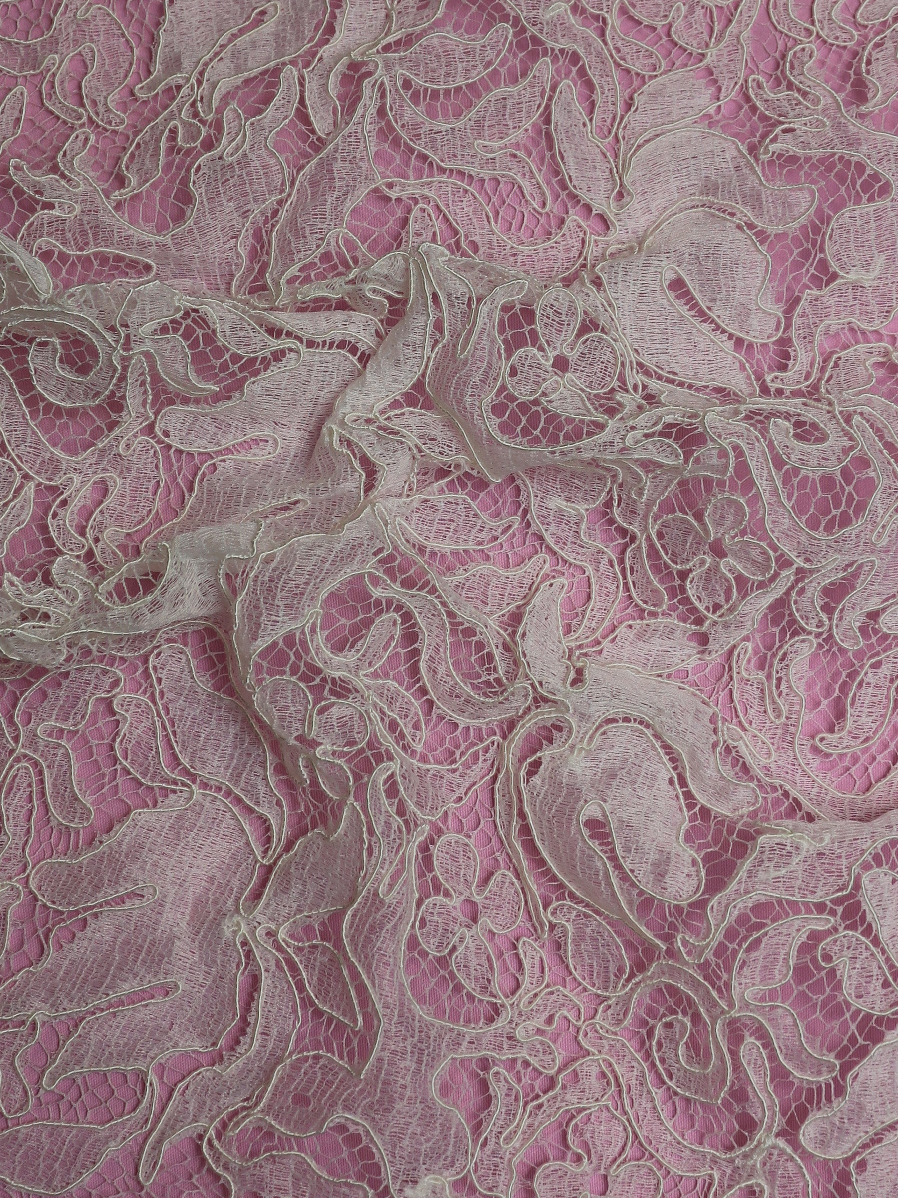 Dentelle Chantilly Ivoire Cordon - Fenella