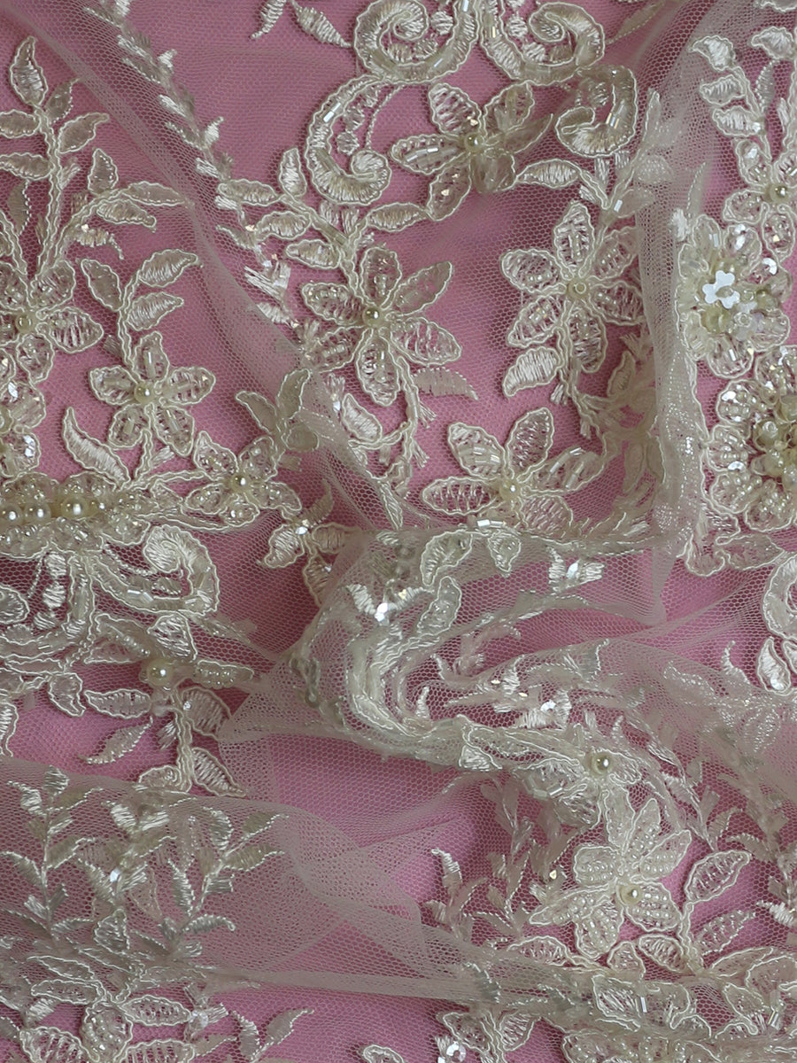 Dentelle Perle Ivoire - Geordie