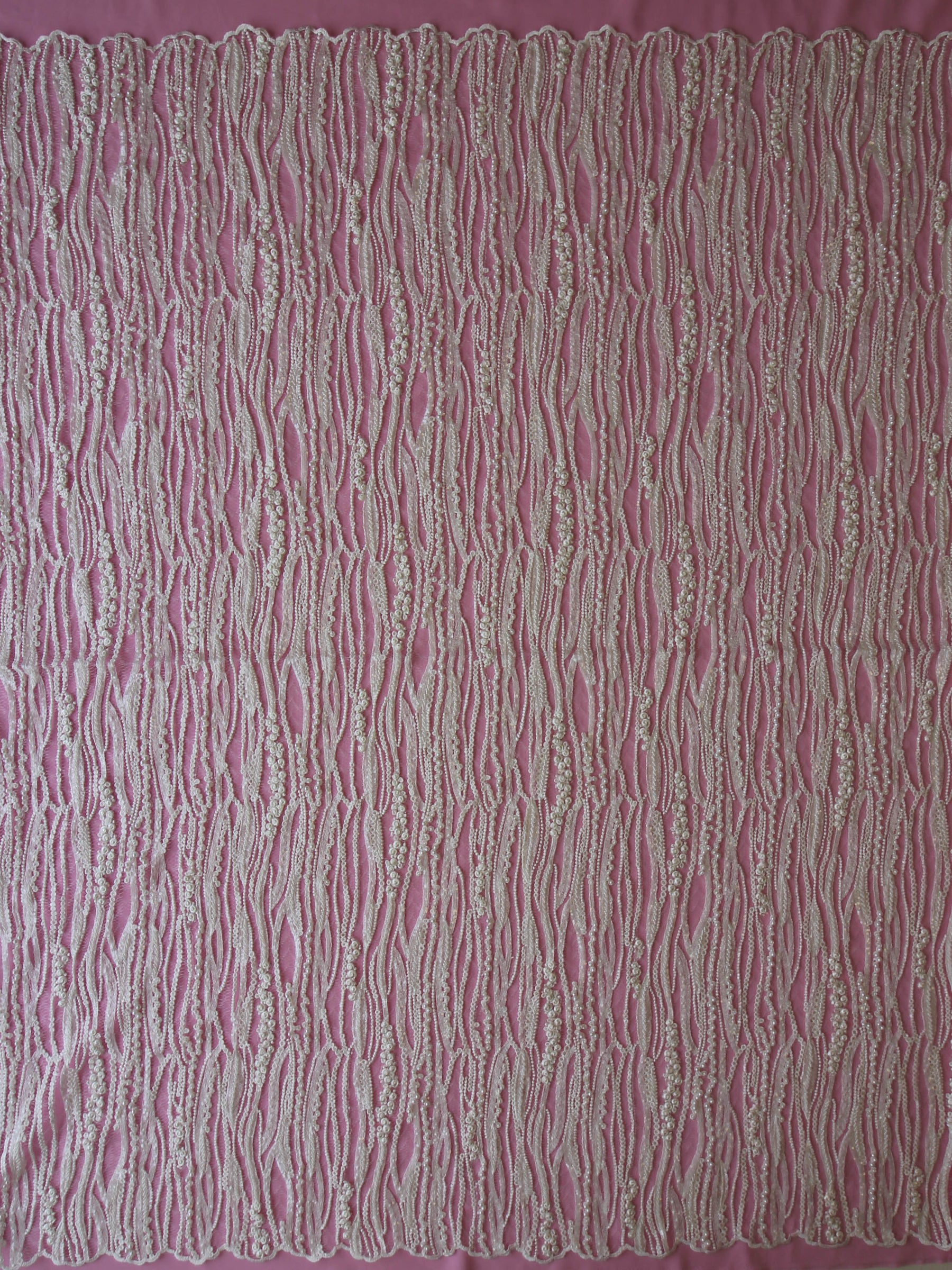 Dentelle Perlée Ivoire - Athira