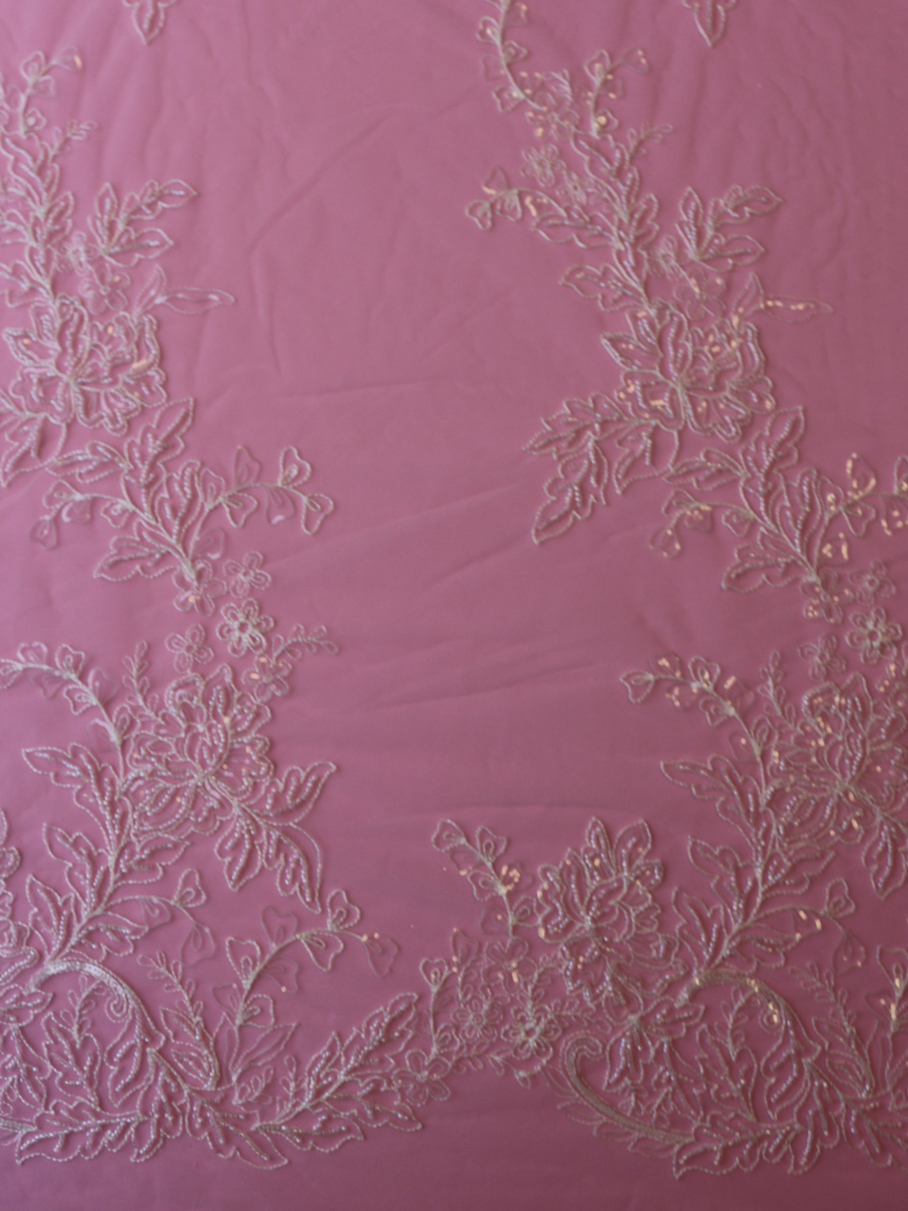 Dentelle perlée ivoire - Bathilda