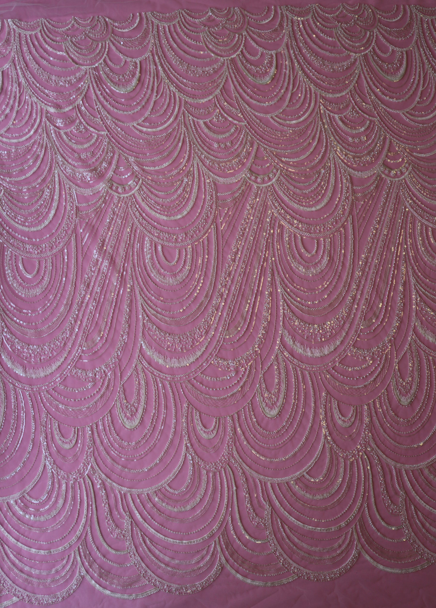 Dentelle Perlée Ivoire - Mason
