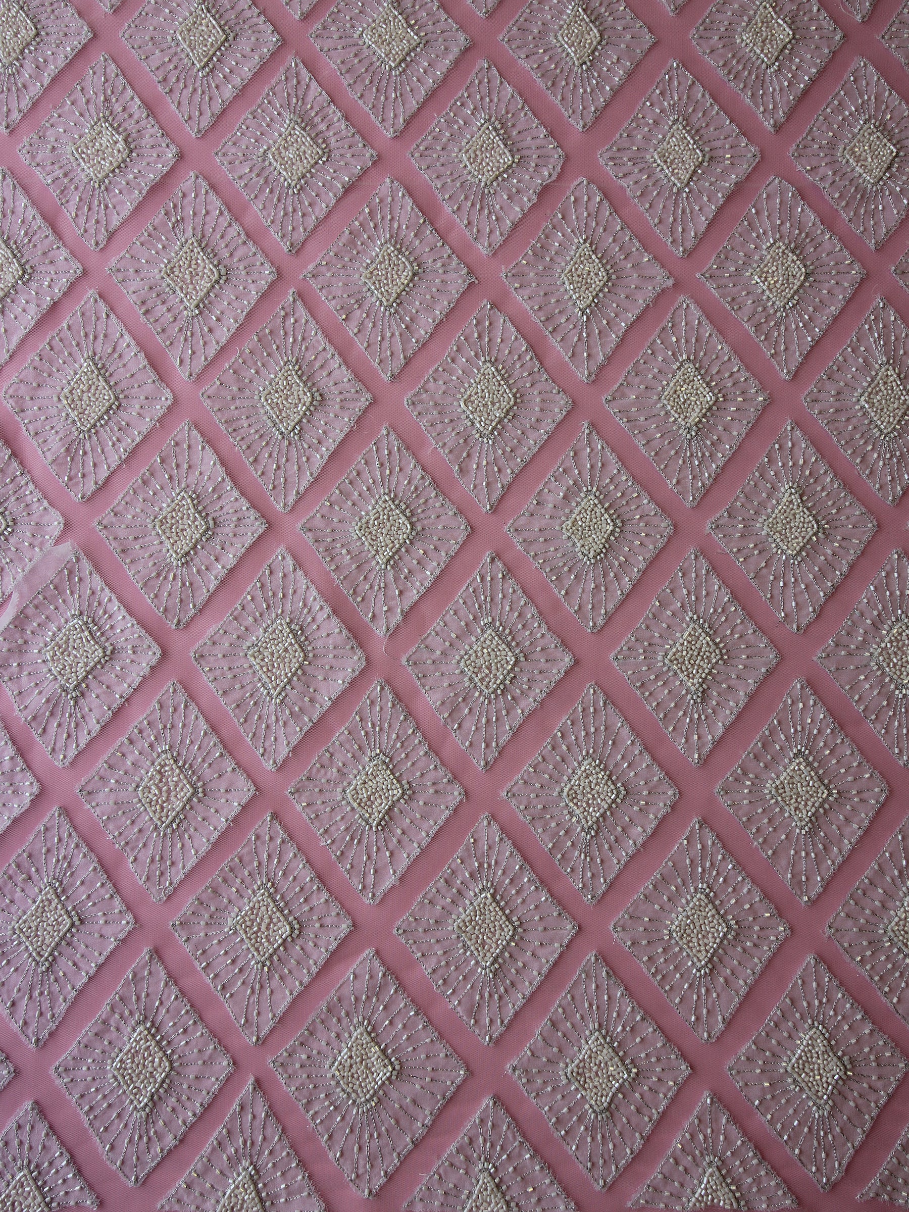 Dentelle Perlée Ivoire - Frances