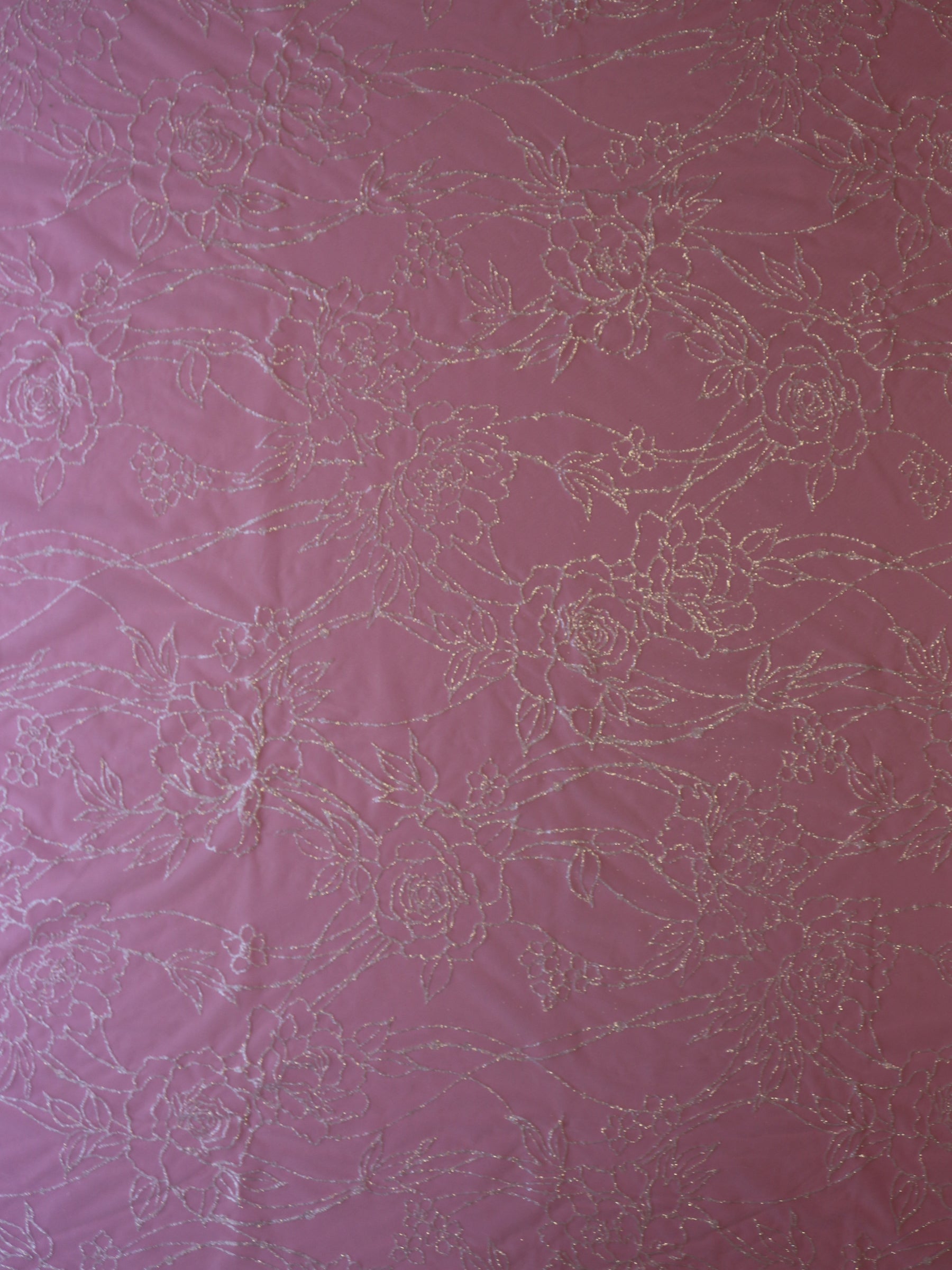 Dentelle pailletée ivoire - Marlene