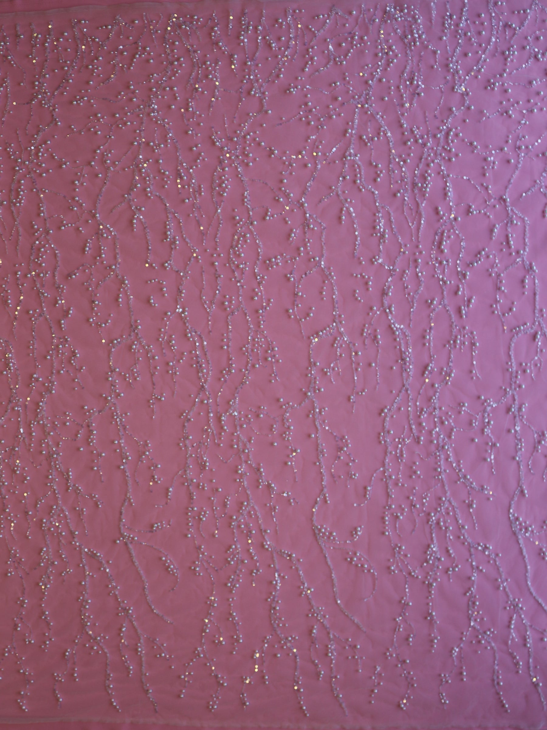 Dentelle ivoire en perles et perles - Jivka