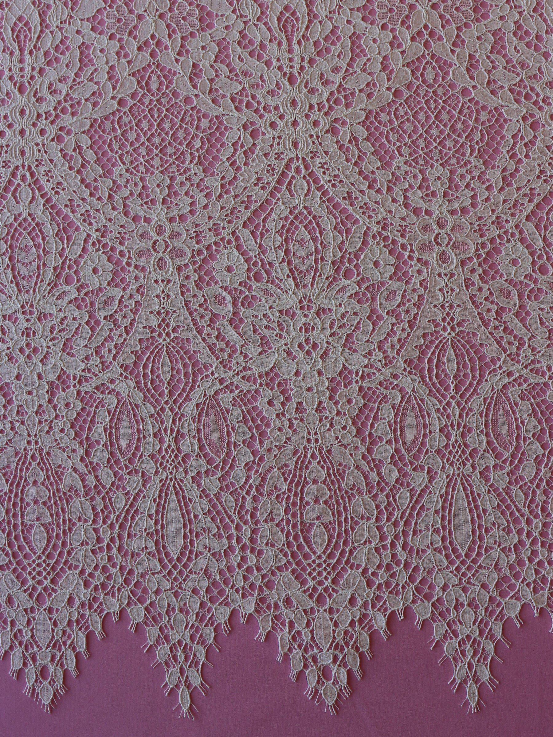 Dentelle Raschel ivoire - Felicidad