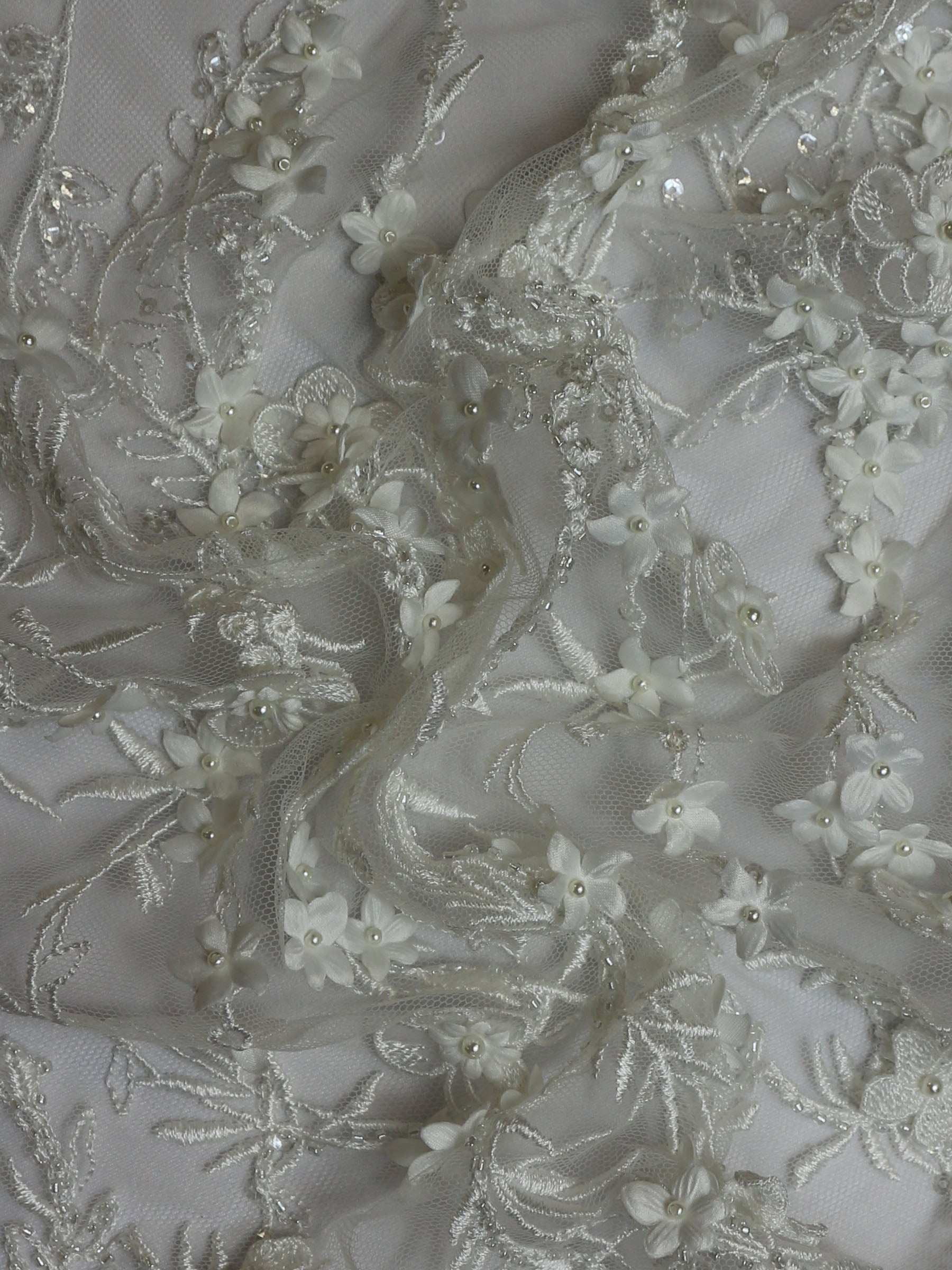 Dentelle 3D Ivoire - Jimena