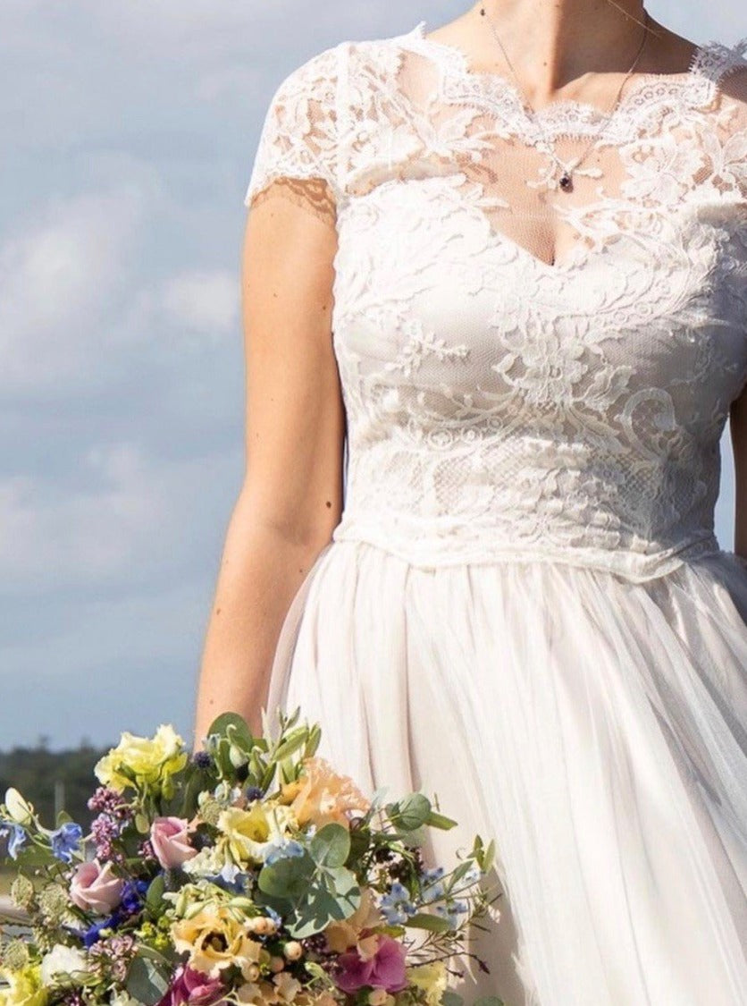 Dentelle Chantilly Blanche - Dasha
