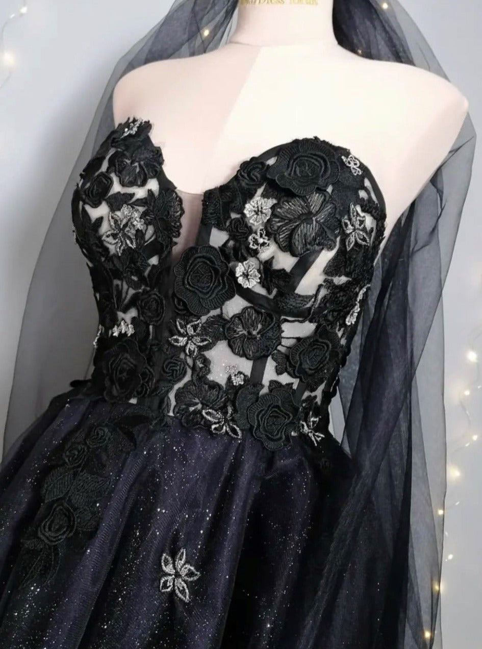 Dentelle 3D noire - Meghan