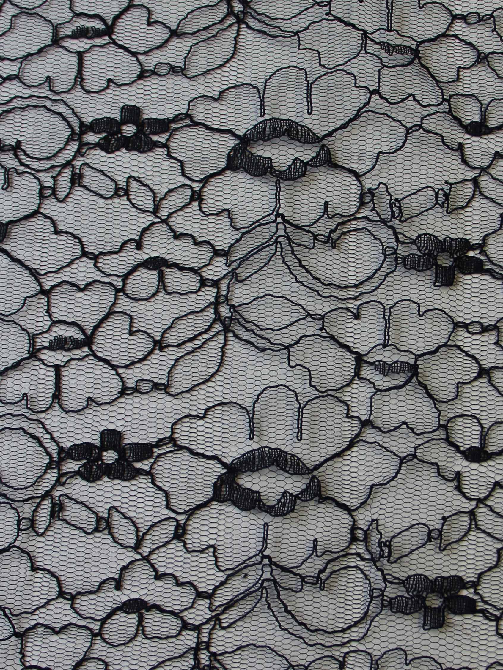 Dentelle cordée marine - Leanne
