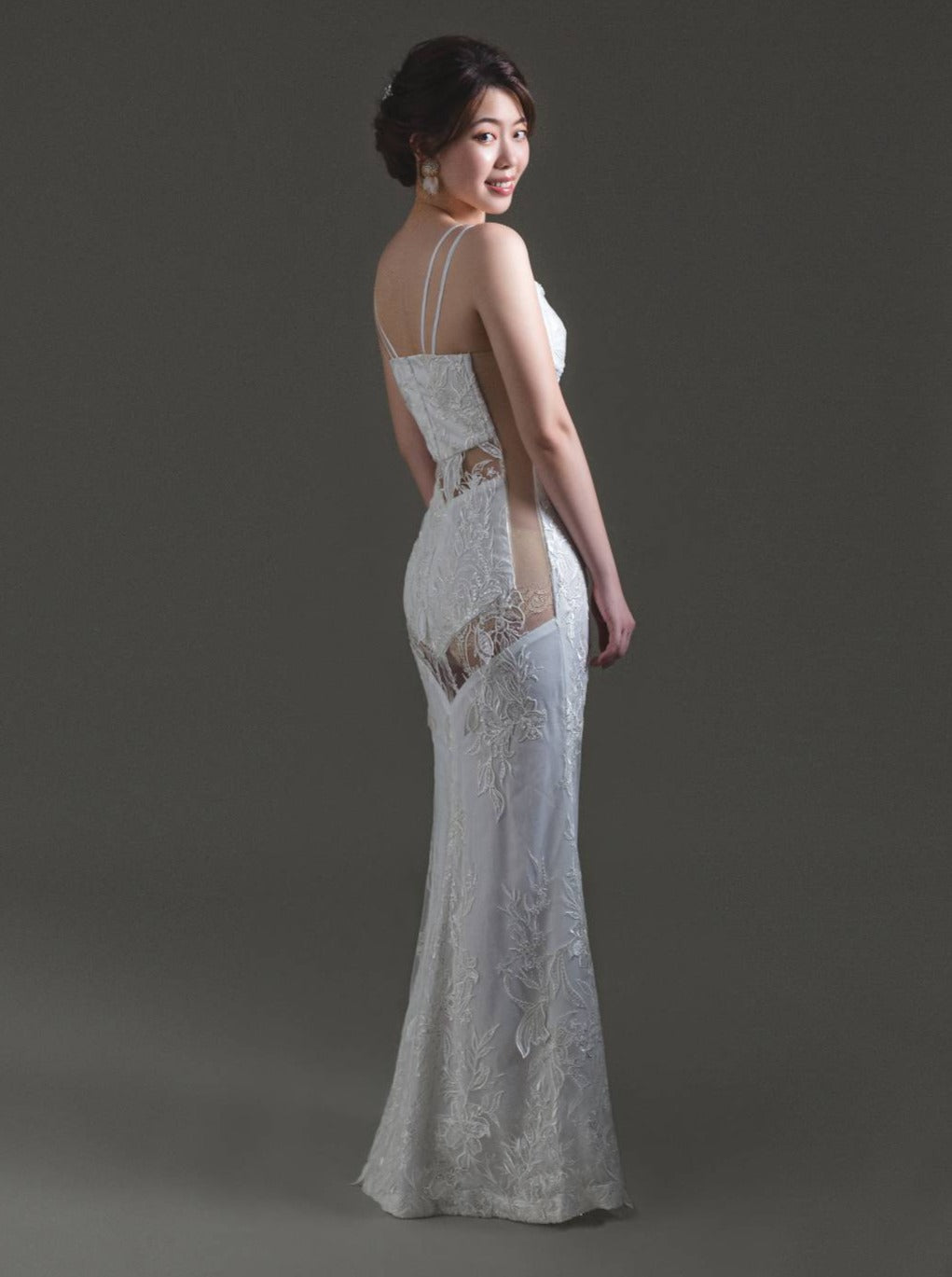 Dentelle Brodée Ivoire - Calinda