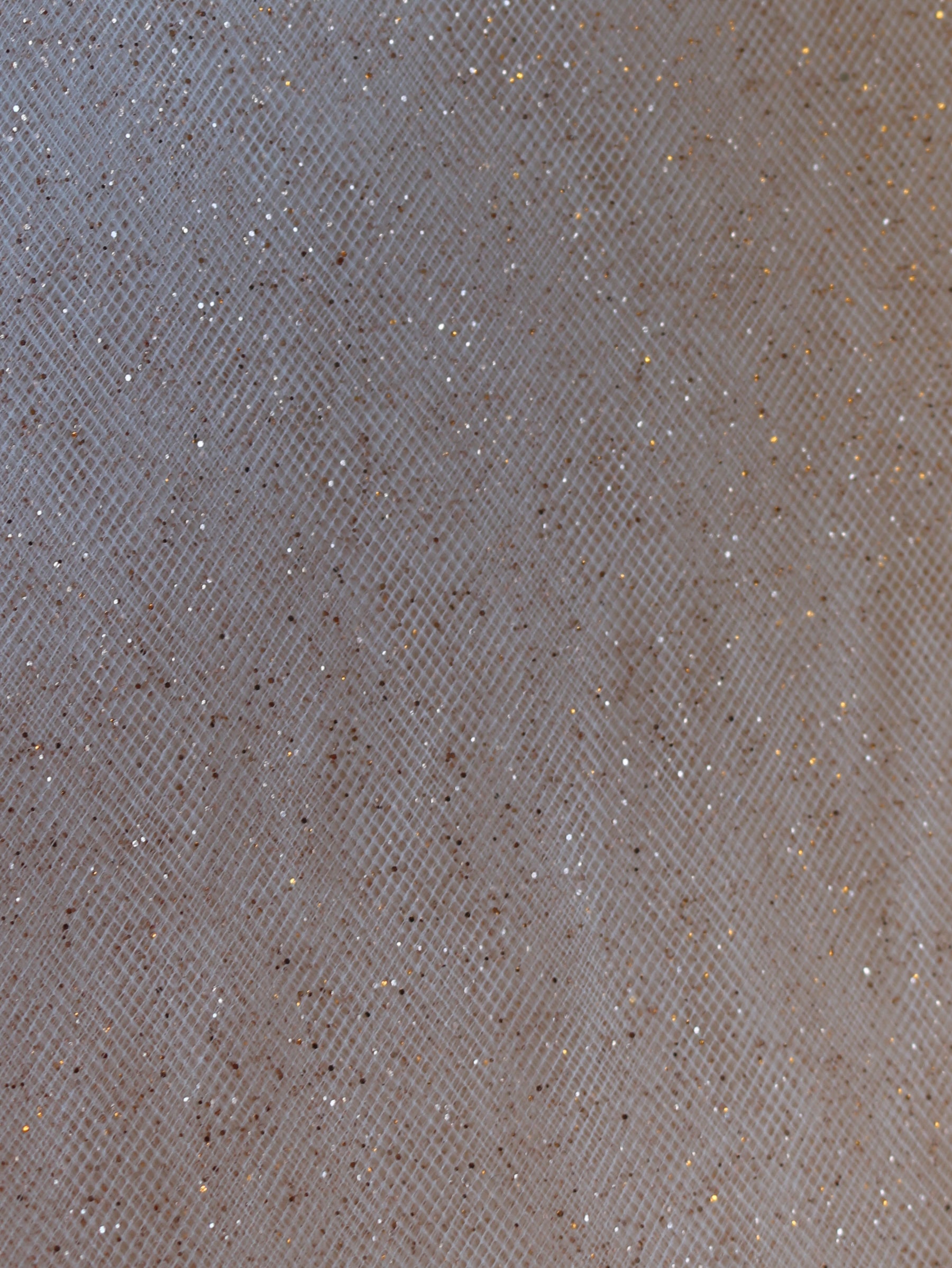 Tulle à paillettes or rose - Effervescence