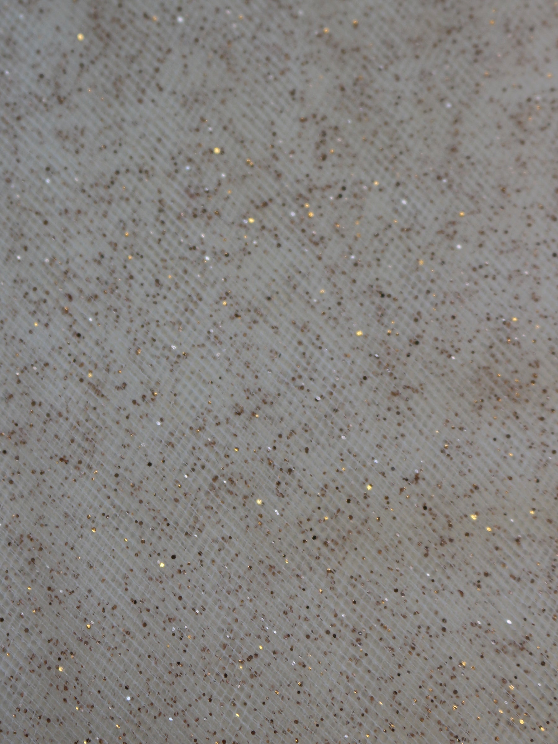 Tulle à paillettes or rose - Effervescence