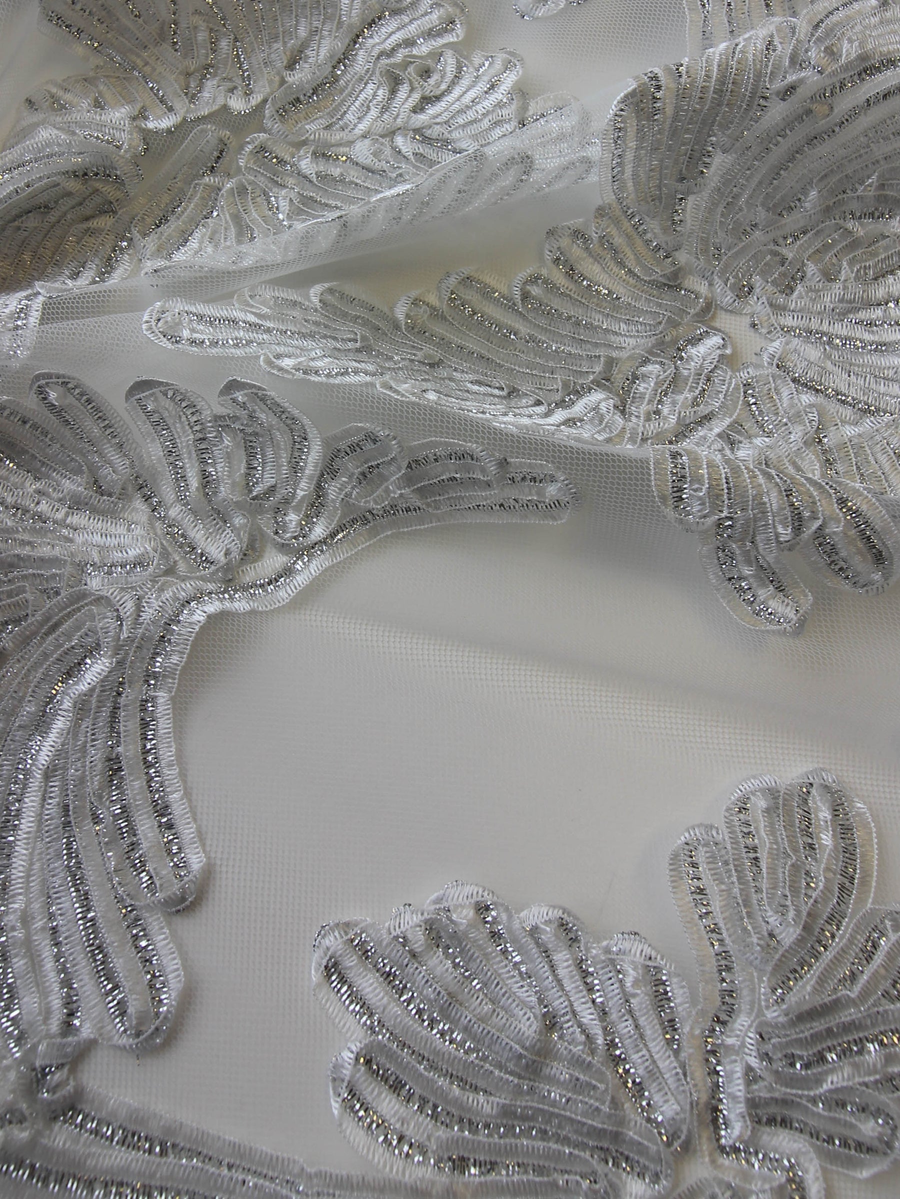 Ruban Argent Dentelle - Bonnie