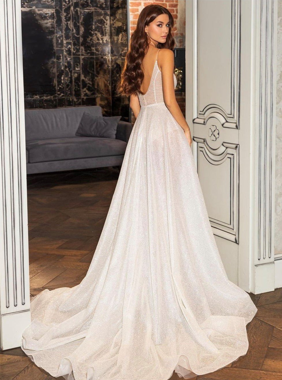 Tulle pailleté ivoire – Captivation