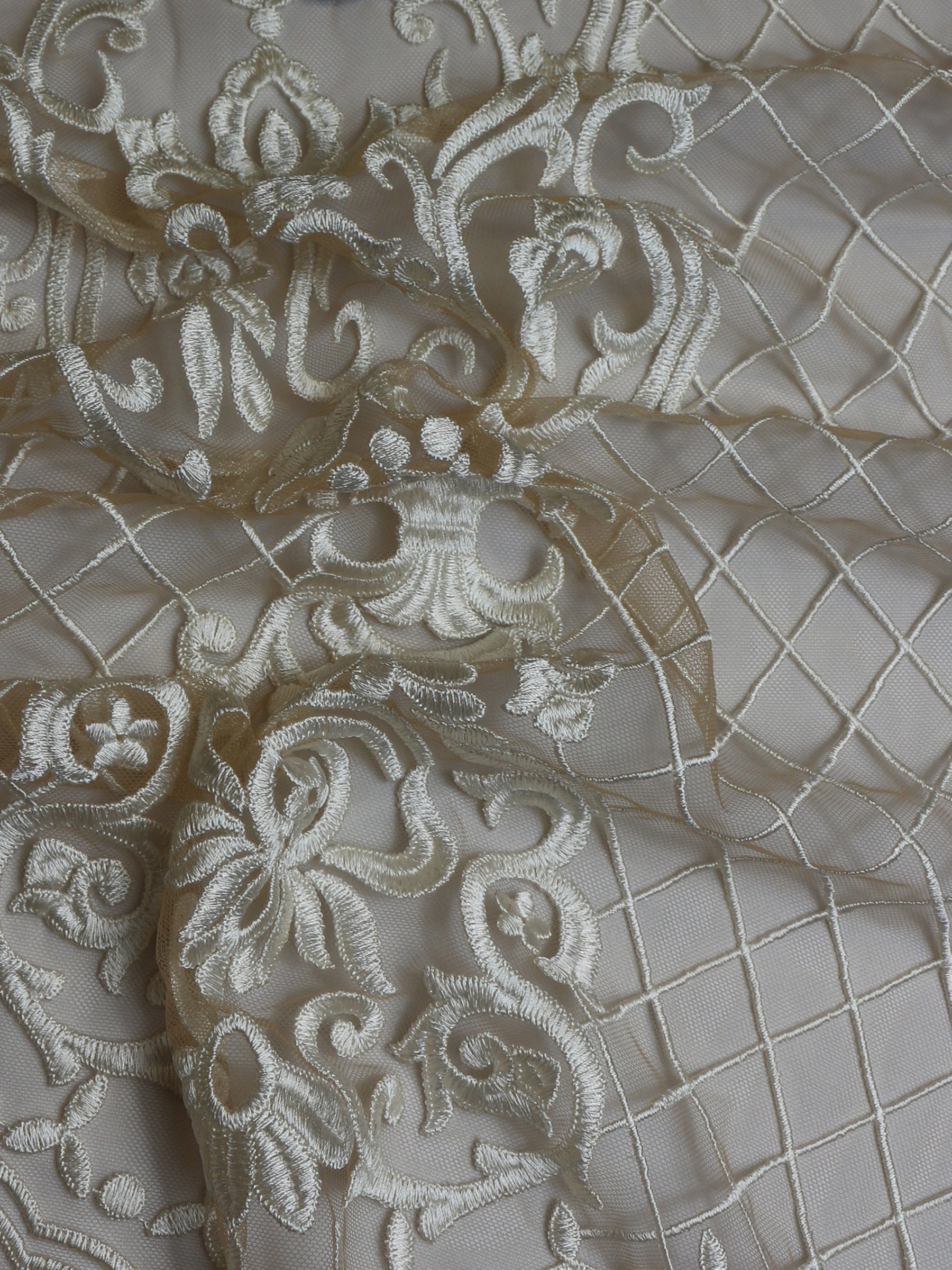 Dentelle Brodée Champagne - Victoire