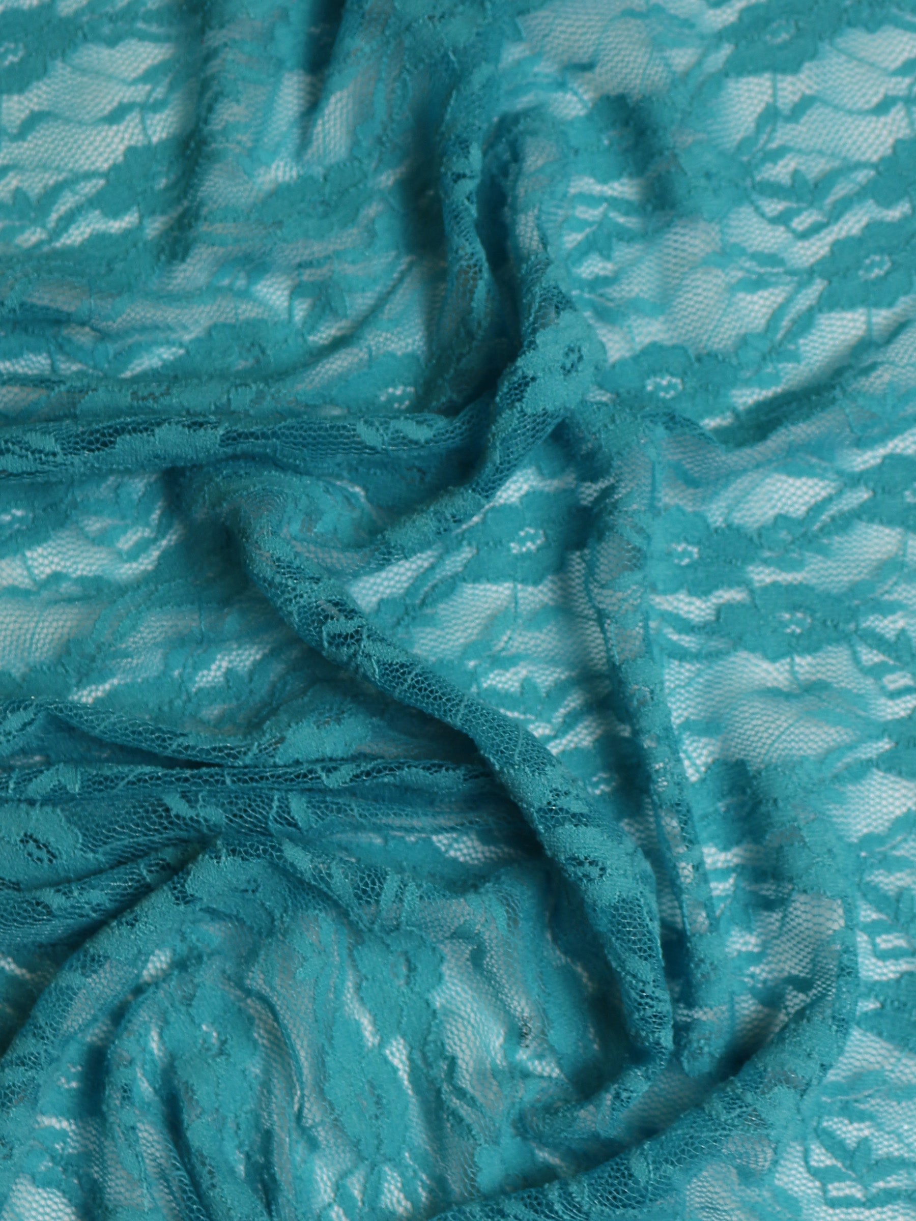 Dentelle Stretch Turquoise - Yvonne