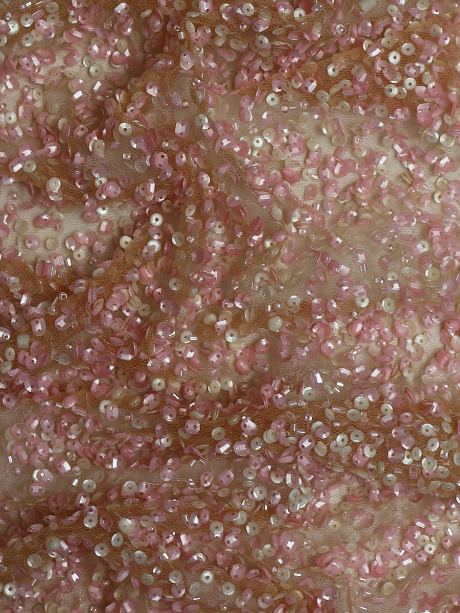 Dentelle Rose Paillettes - Zainab
