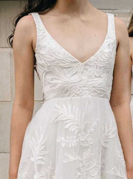 Dentelle Broderie Cordon Ivoire - Calisto
