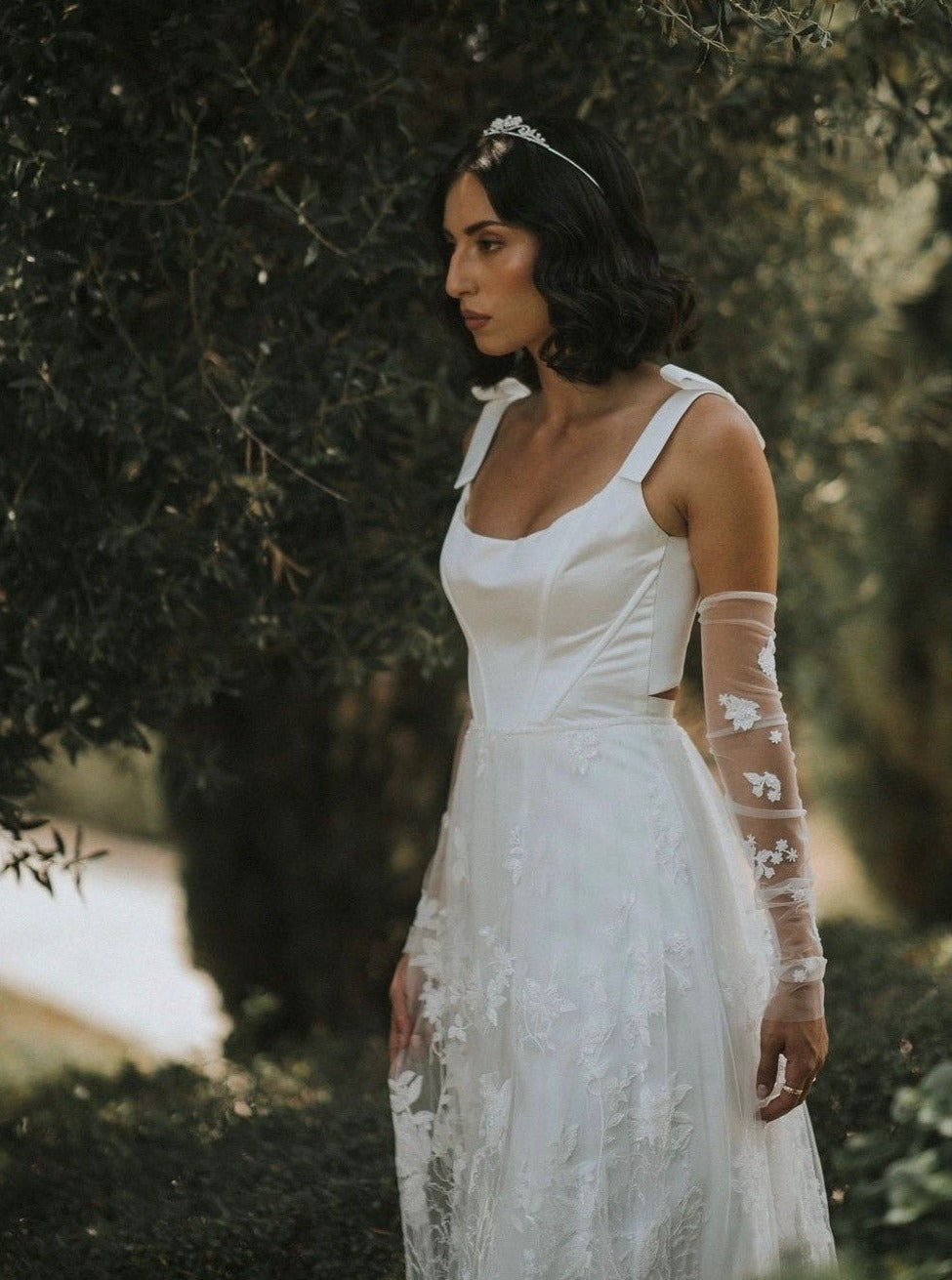 Dentelle Brodée Ivoire - Alameda