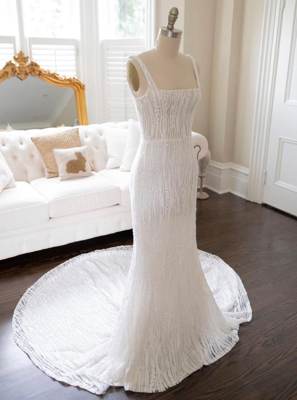 Dentelle Perlée Ivoire - Athira