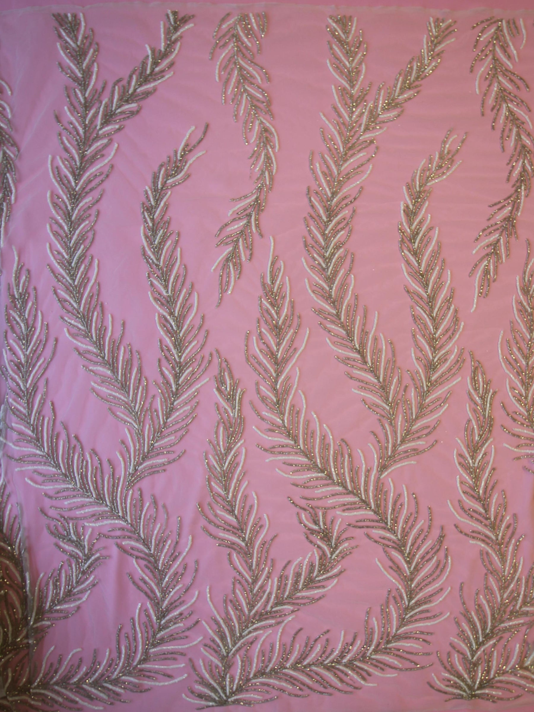 Dentelle Perlée Ivoire - Maureen