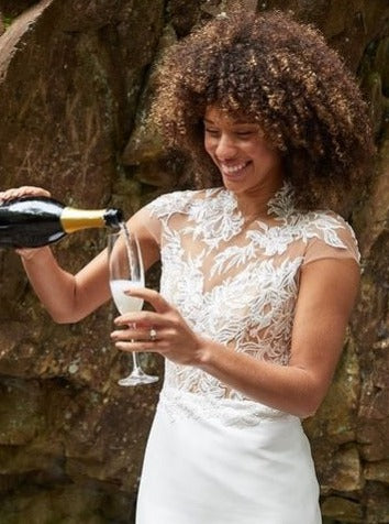 Dentelle Brodée Ivoire - Calinda