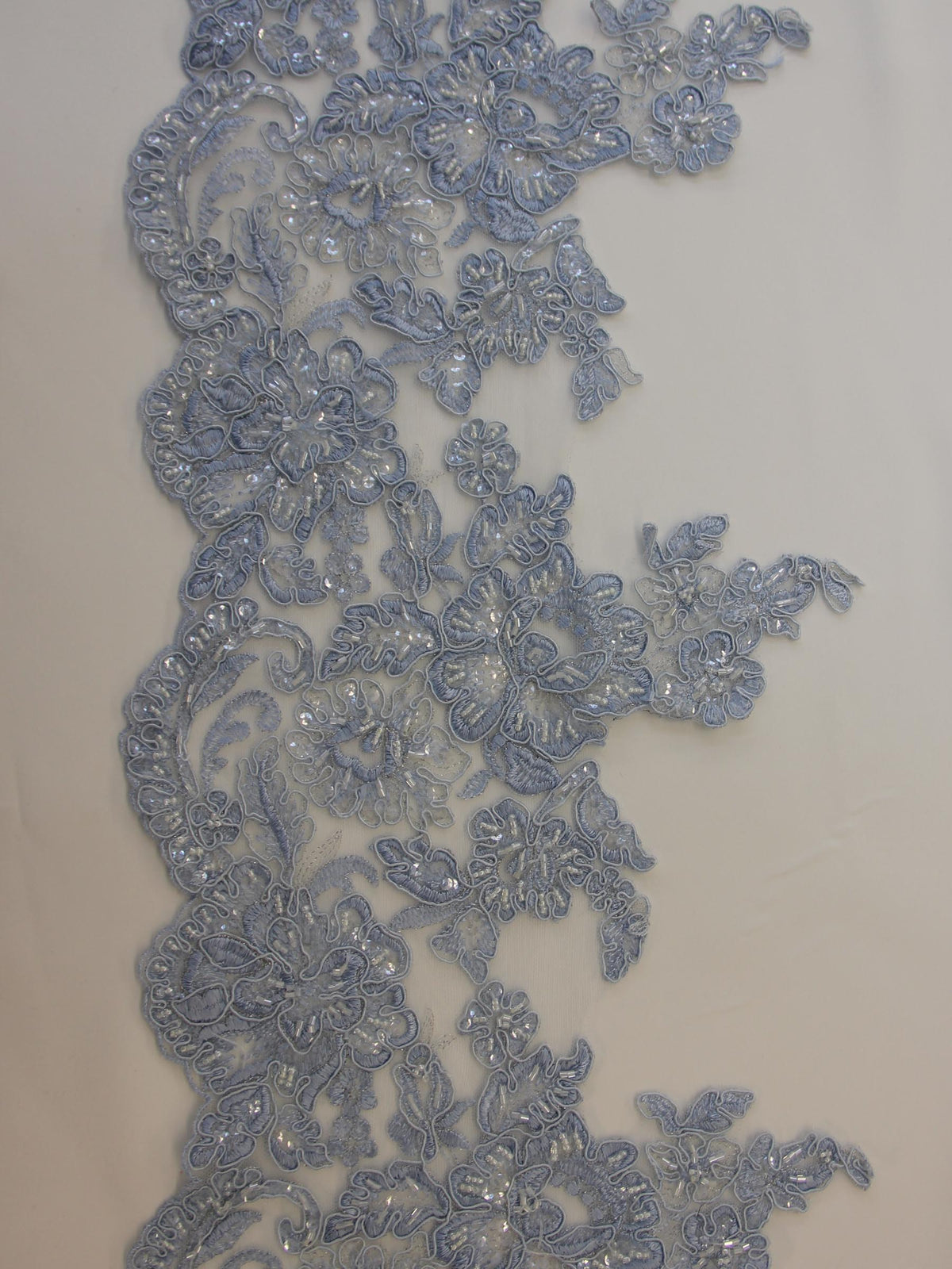 Bordure en dentelle bleu vintage - Victoria.