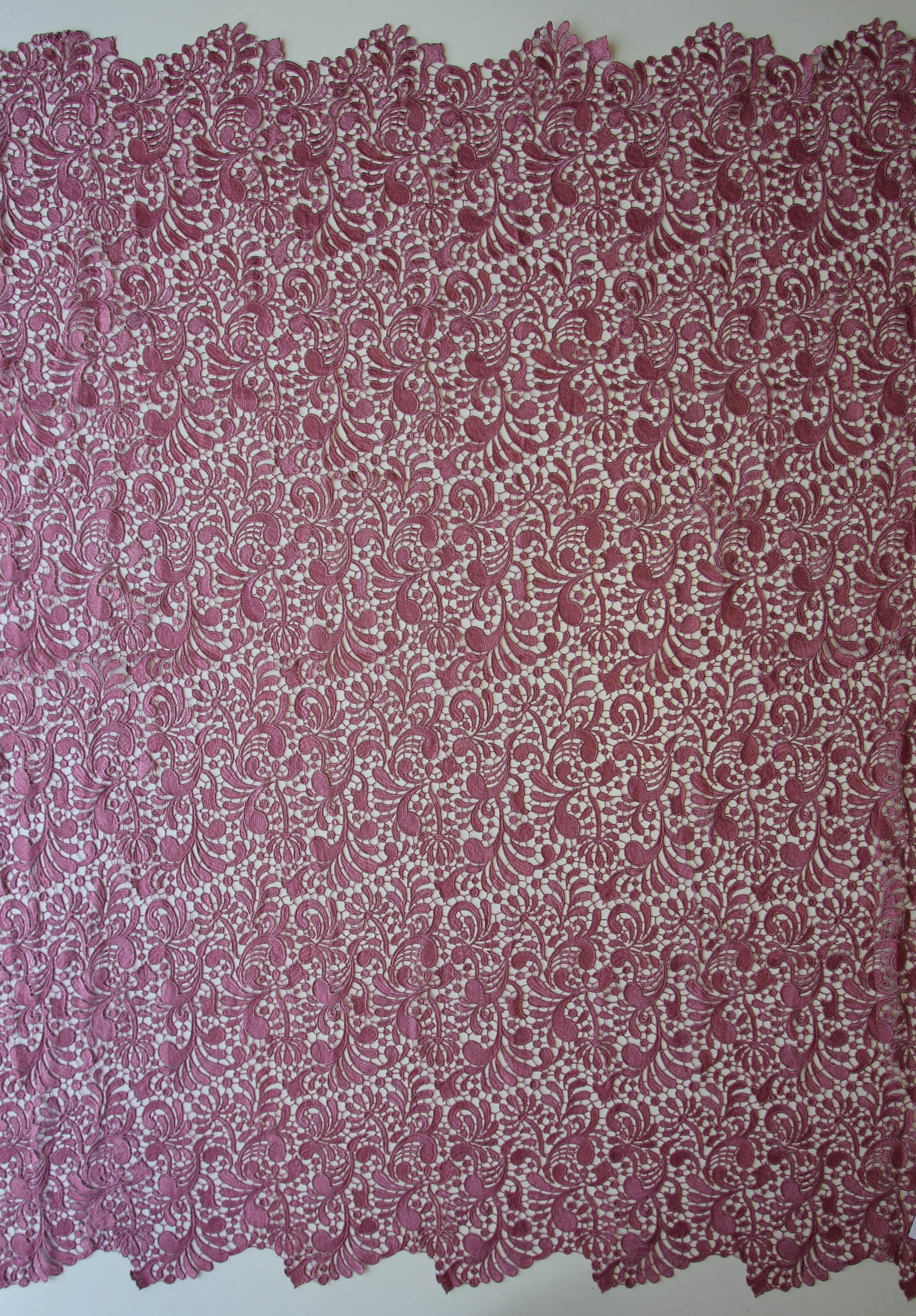 Dentelle Guipure Corail - Theresa