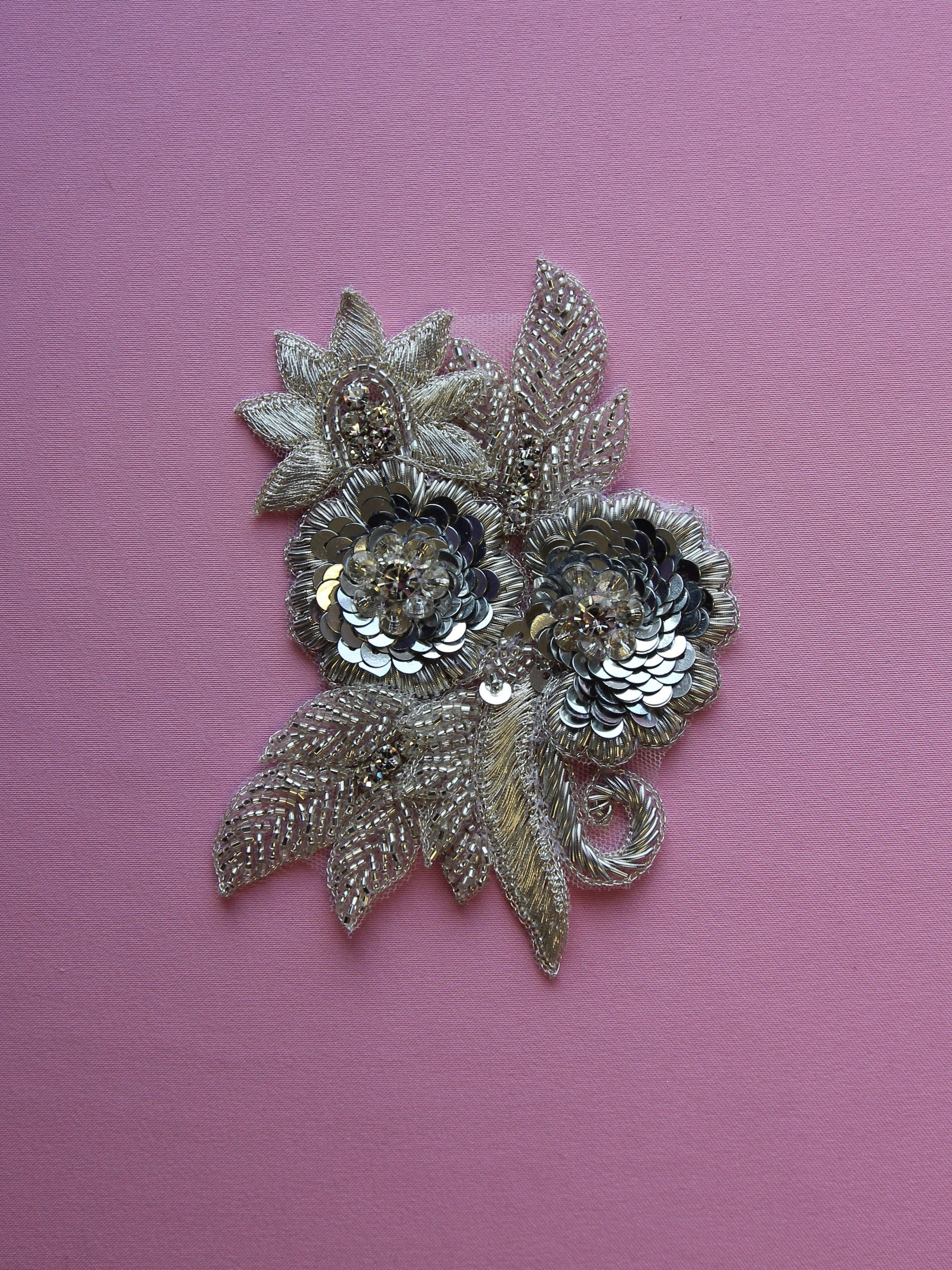 Applique en cristal brodée - Portal Bridal