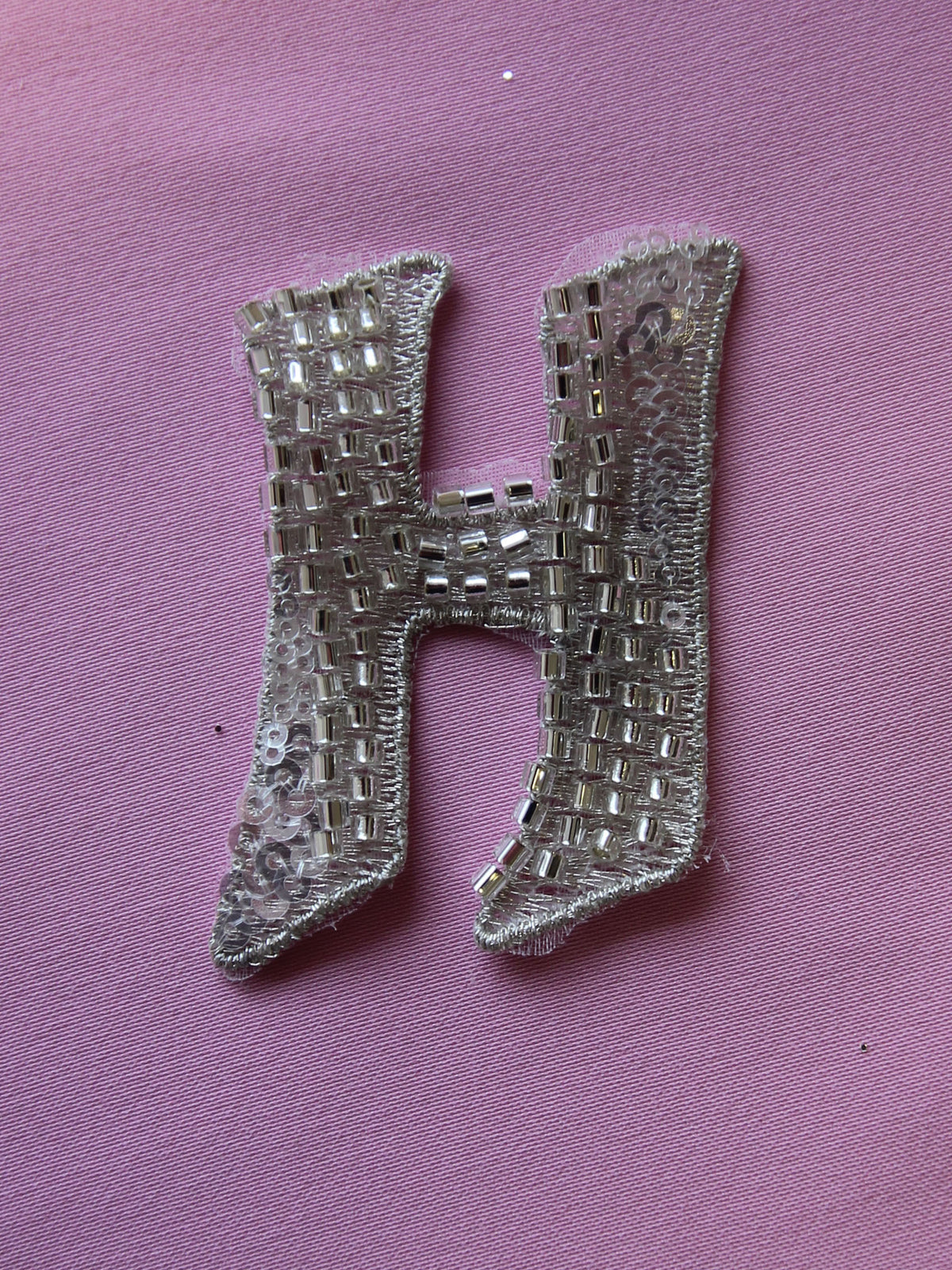 Beaded Letter H