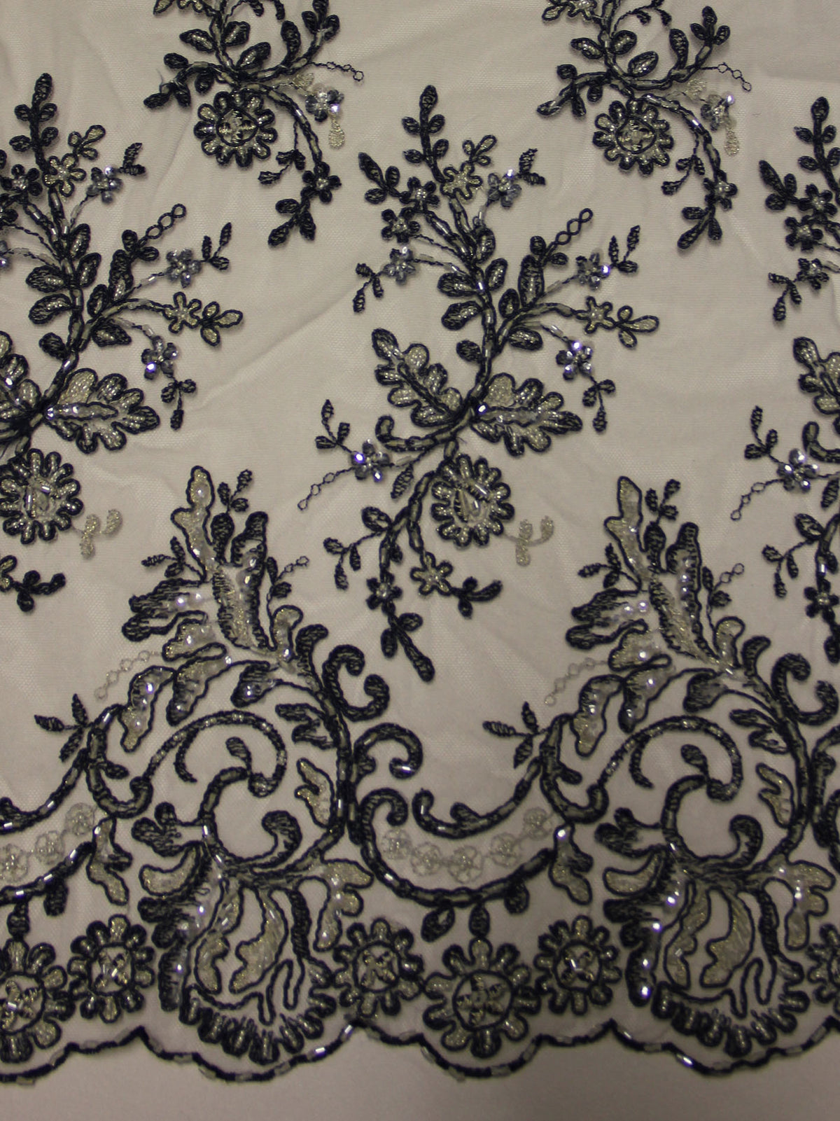 Dentelle bleue française - Jessica.