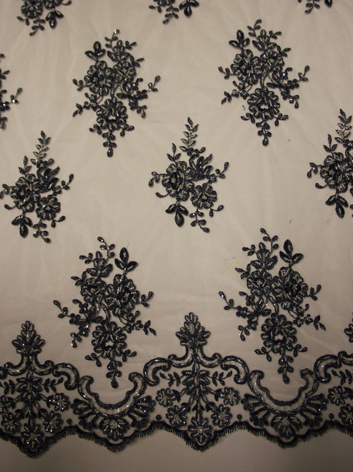 Dentelle Bleu Français - Sophia.