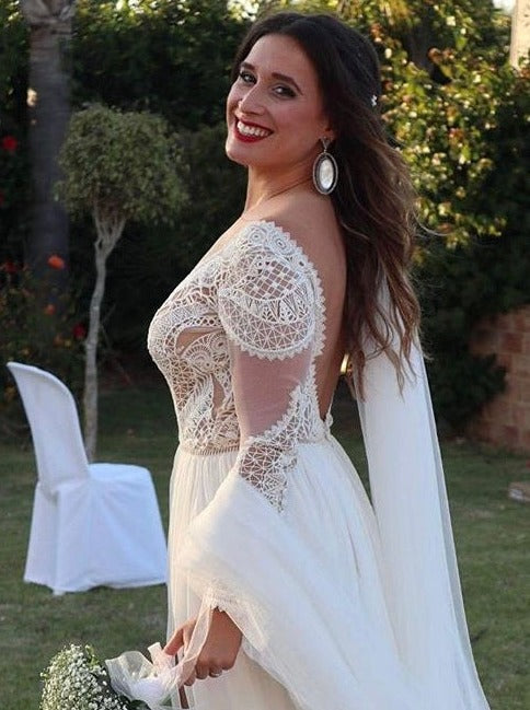 Dentelle Brodée Ivoire - Gianna
