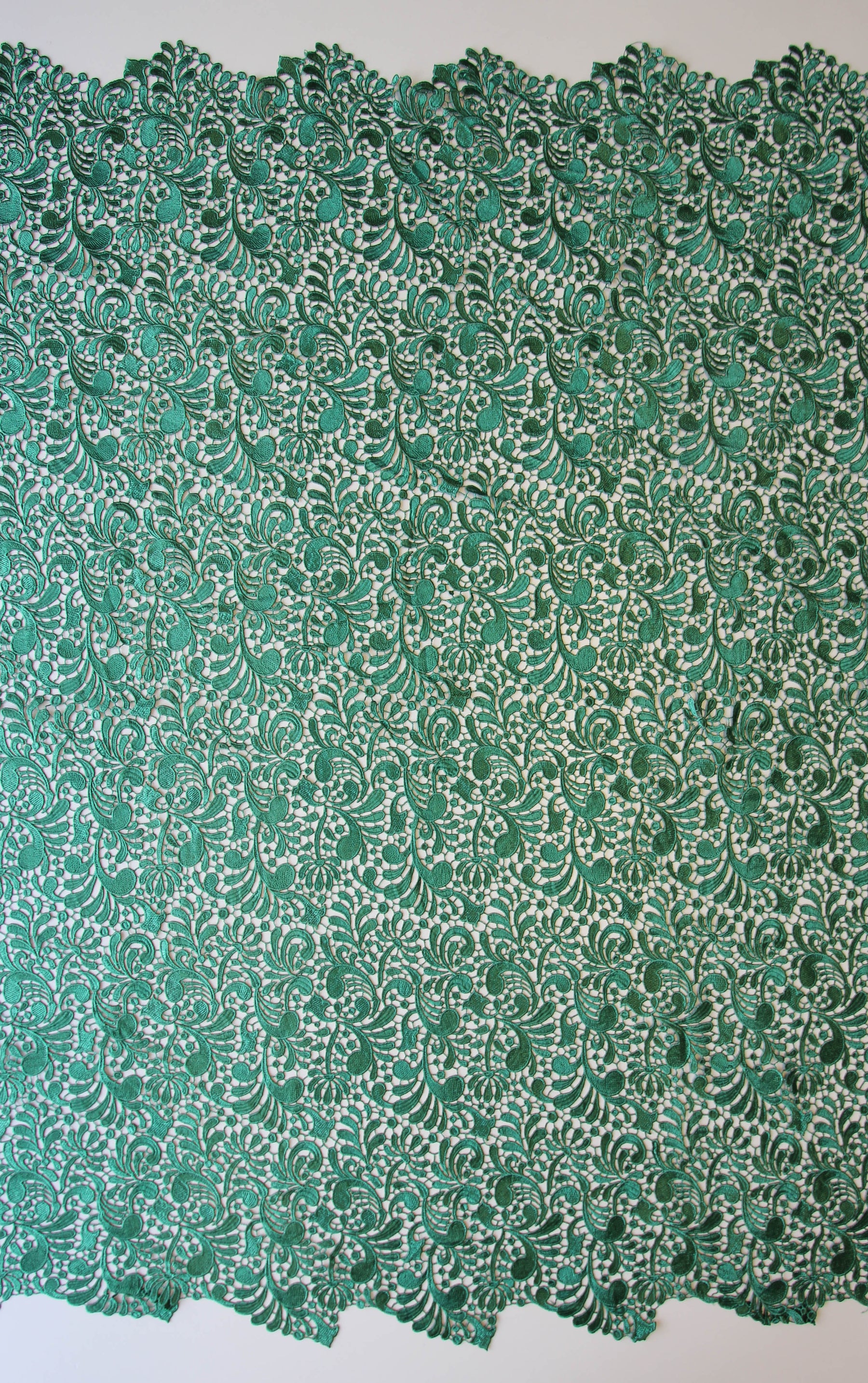 Dentelle Guipure Verte - Theresa