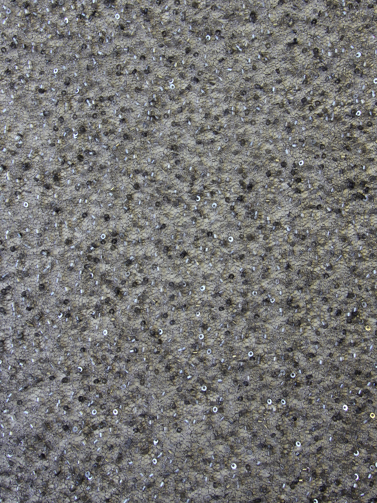 Dentelle perlée grise - Britte