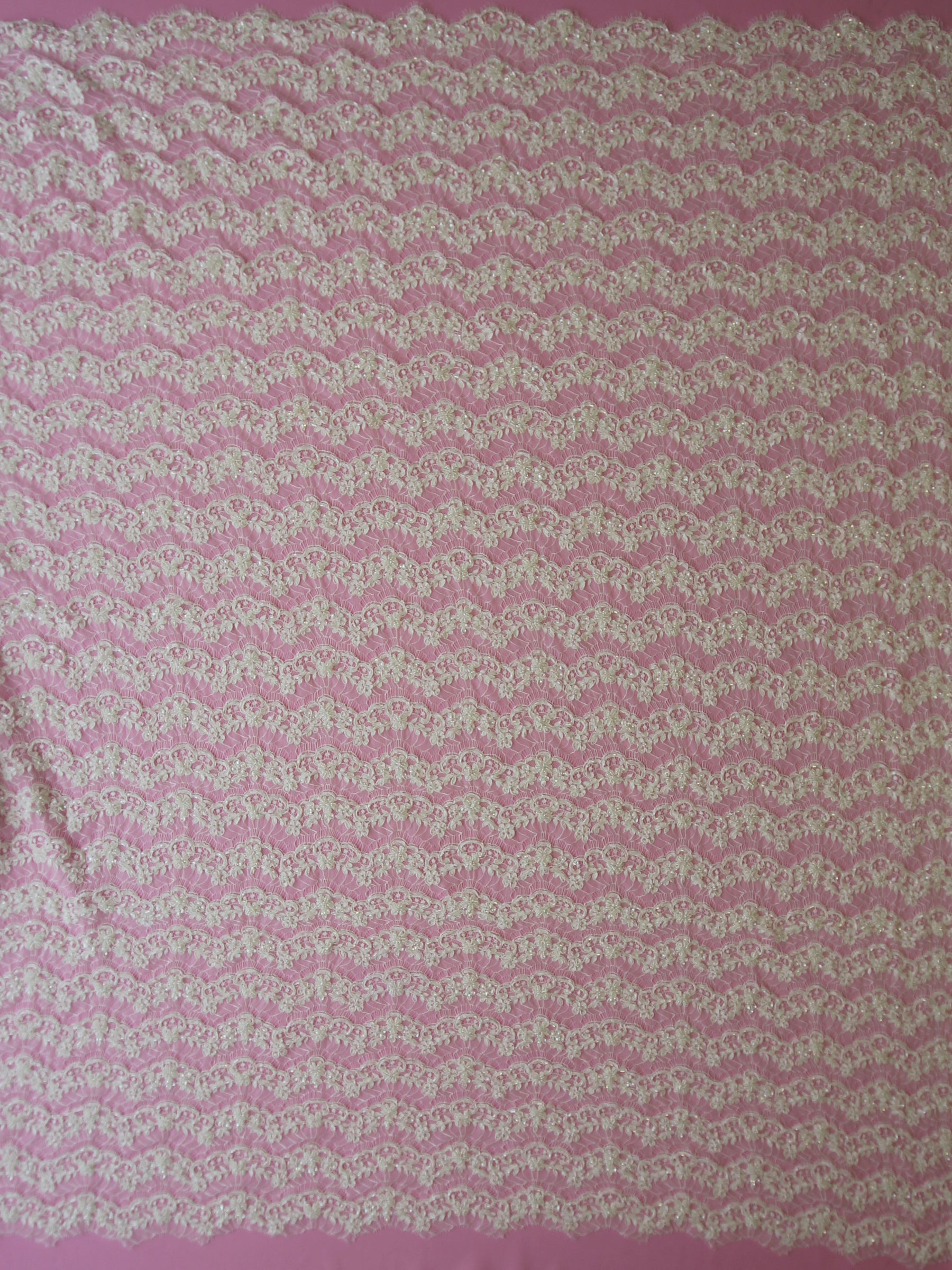 Dentelle Perlée Ivoire - Jennifer