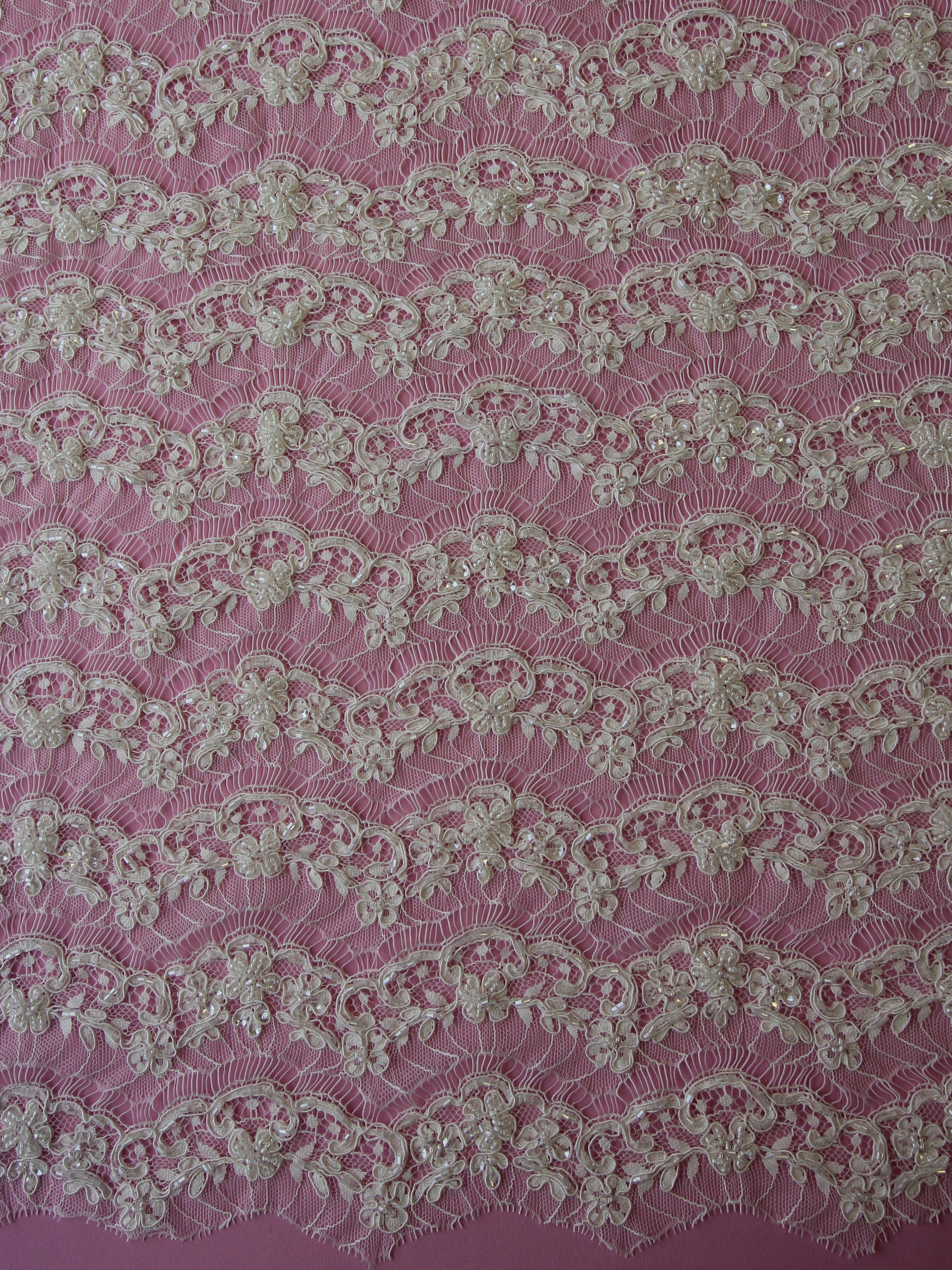 Dentelle Perlée Ivoire - Jennifer
